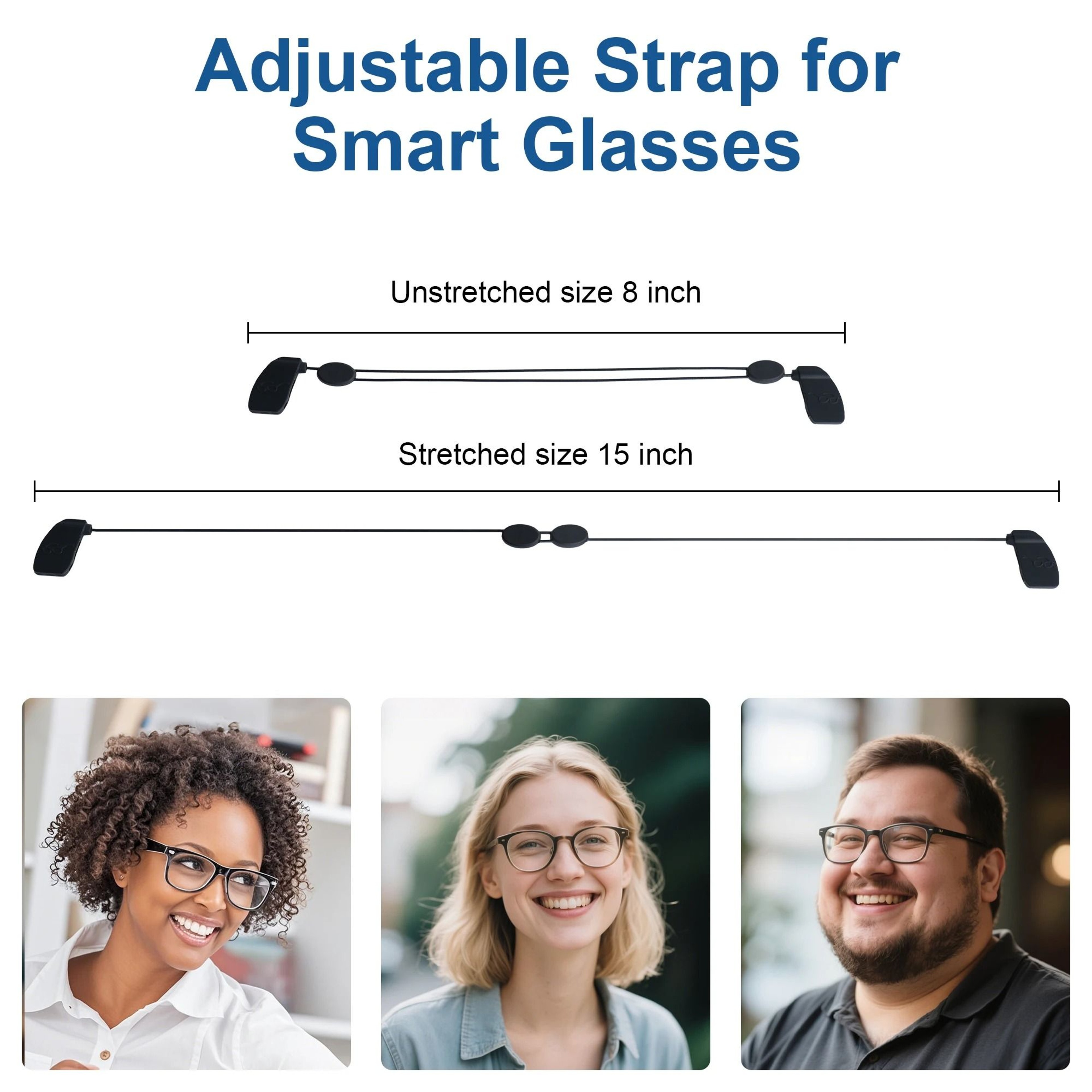 Adjustable Anti Drop Lanyard For Smart Glasses With Non Slip Air Design 1
