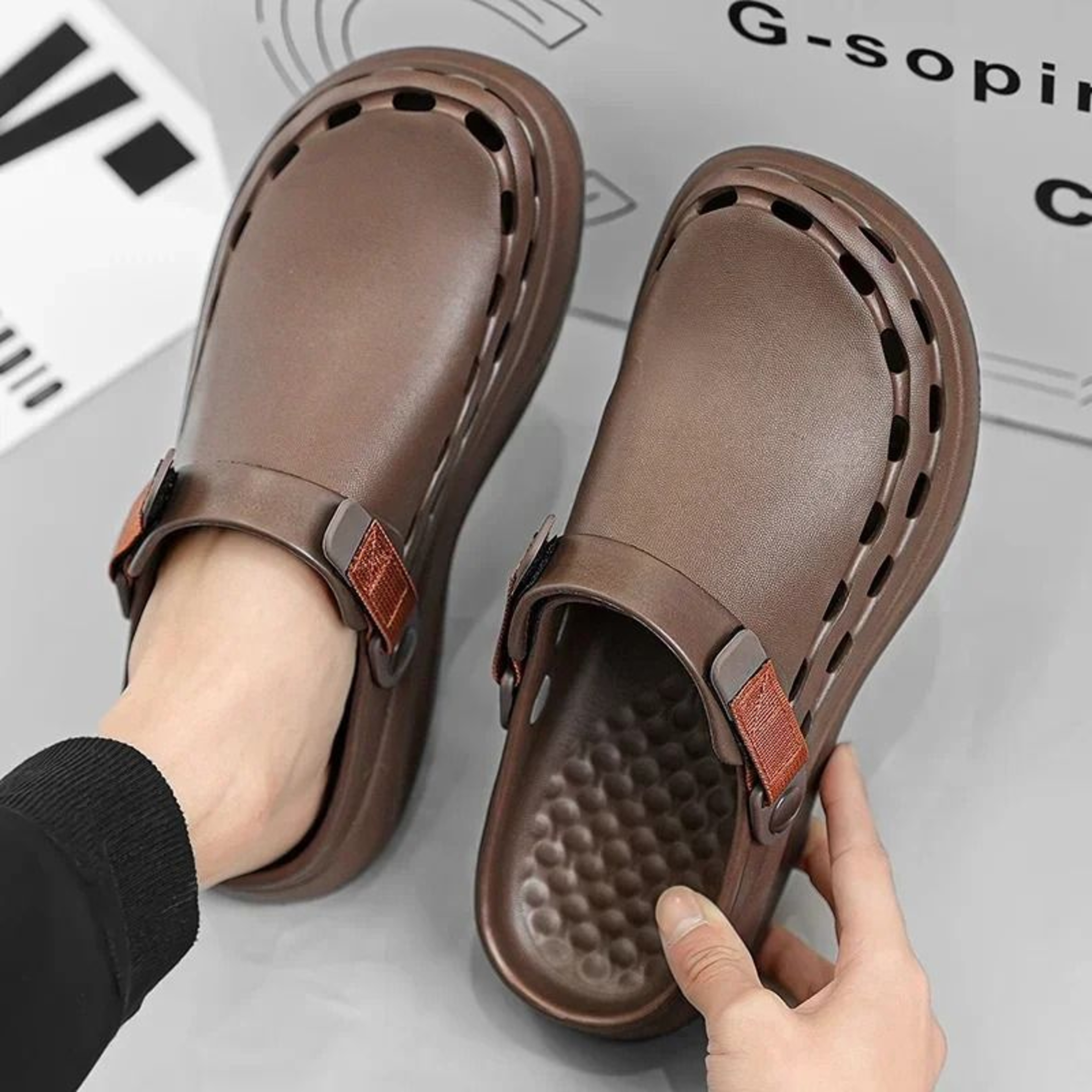 Mens Lightweight Quick Dry EVA Sandals For Beach And Outdoor Travel 0