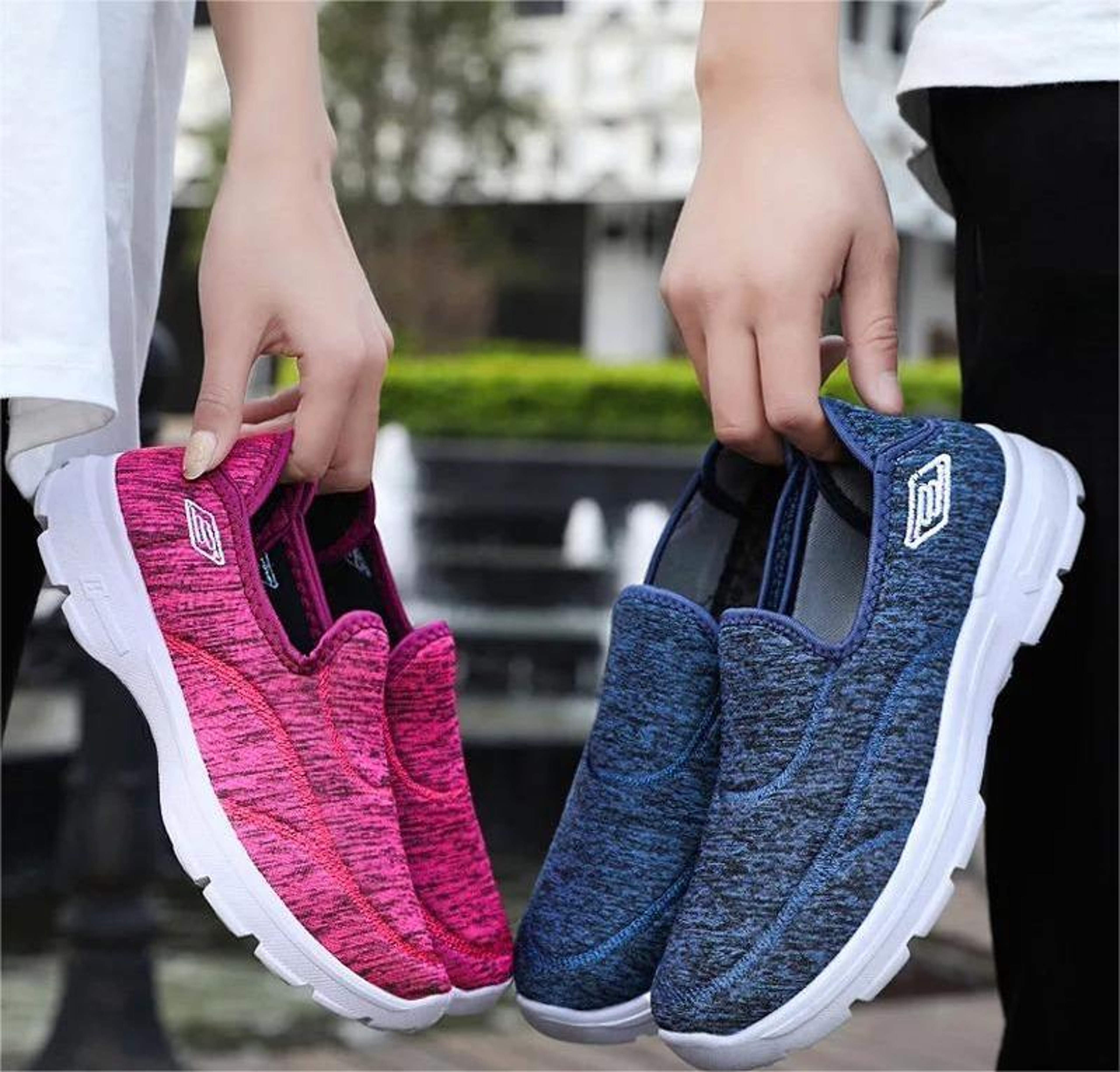 Lightweight Soft Soled Breathable Women Trainers Comfortable Non Slip Flex Sneakers 0