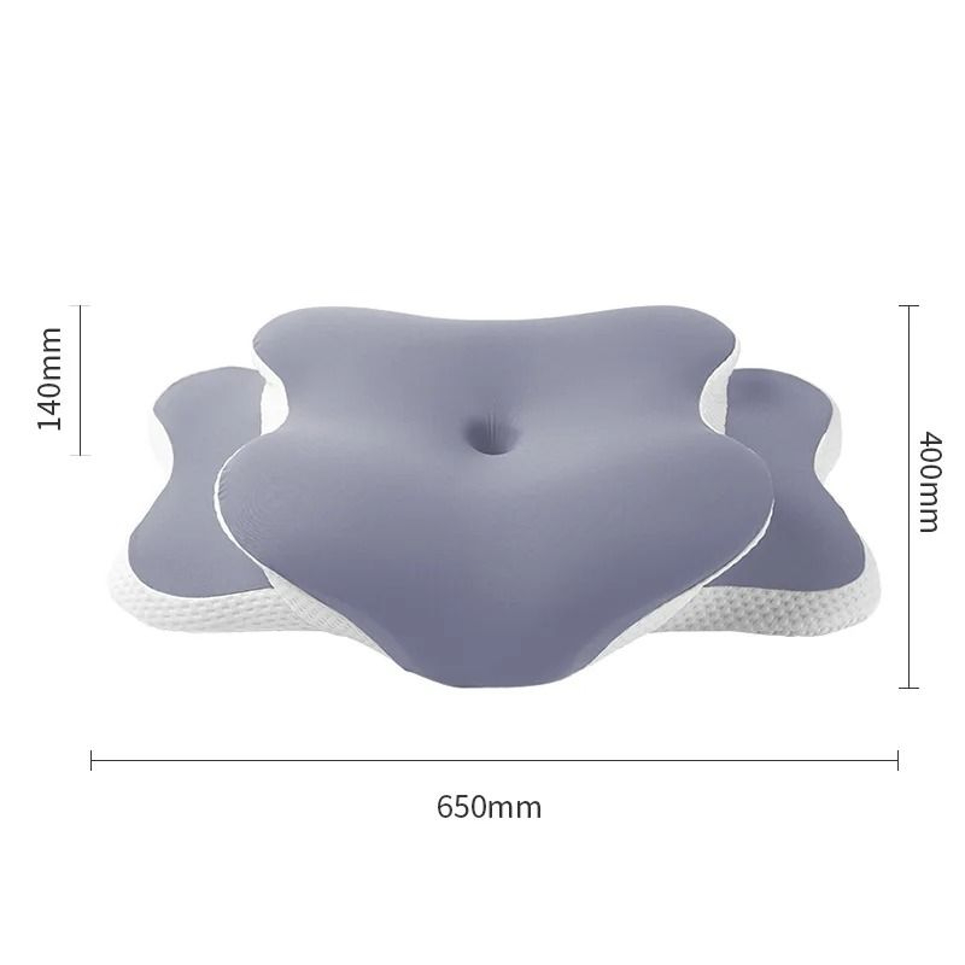 Ergonomic Memory Foam Cervical Pillow With Ice Silk Cover For Neck Pain Relief 8