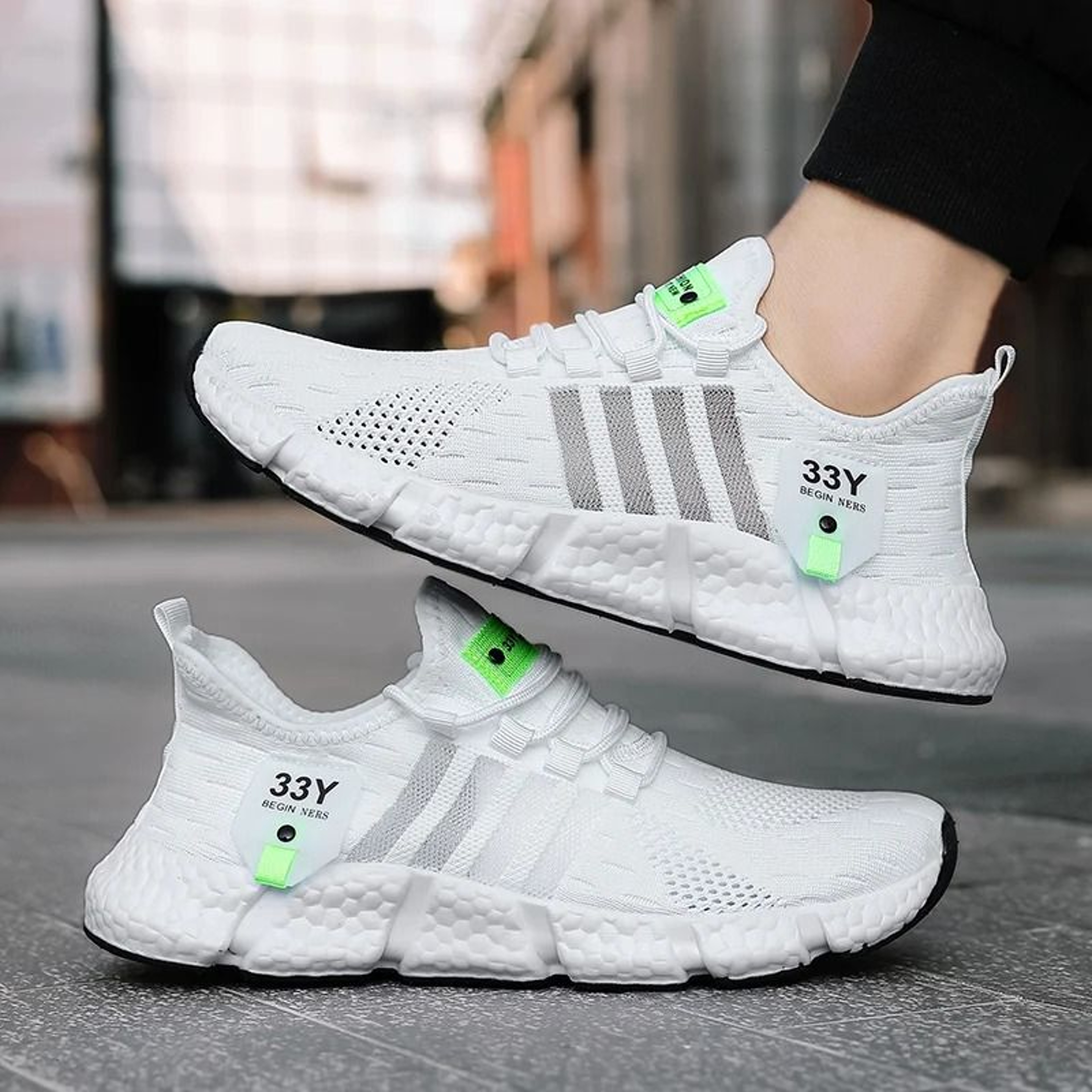 Mens Breathable Mesh Sneakers For Walking Running And Everyday Comfort 0
