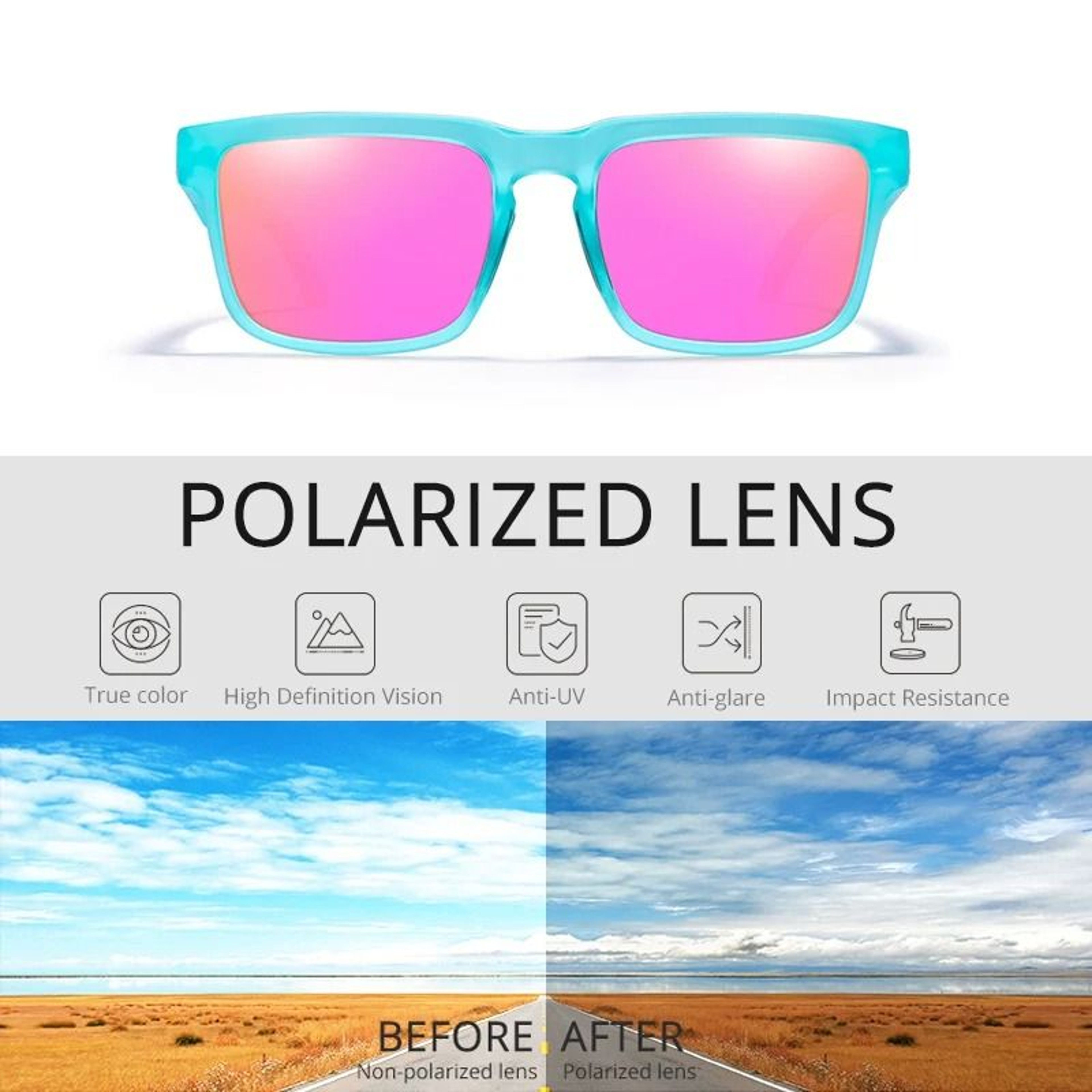 Unisex Polarized Sunglasses For Outdoor Style And Eye Protection 1