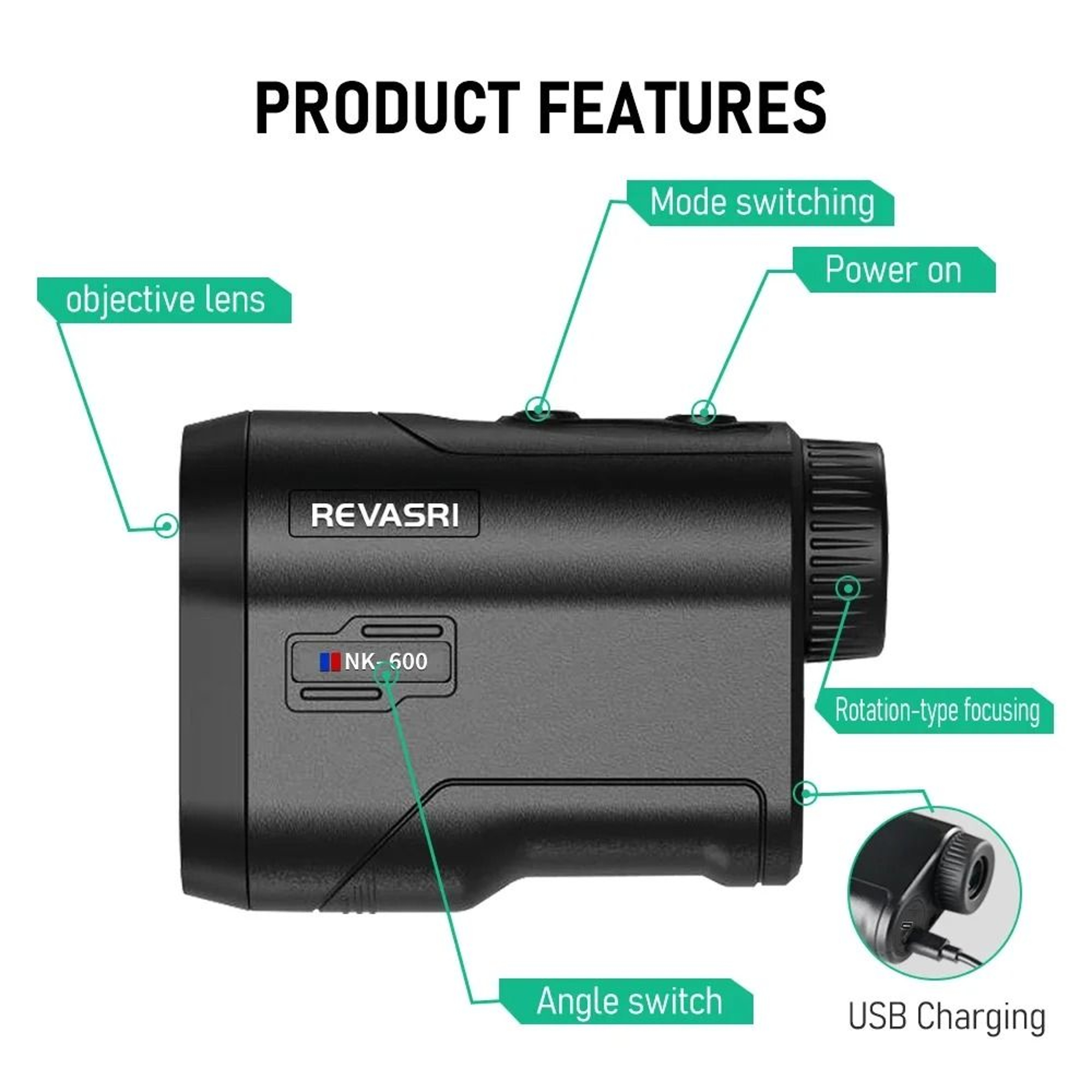 Golf Laser Rangefinder With Slope Mode And Flagpole Lock For Precision Accuracy 3