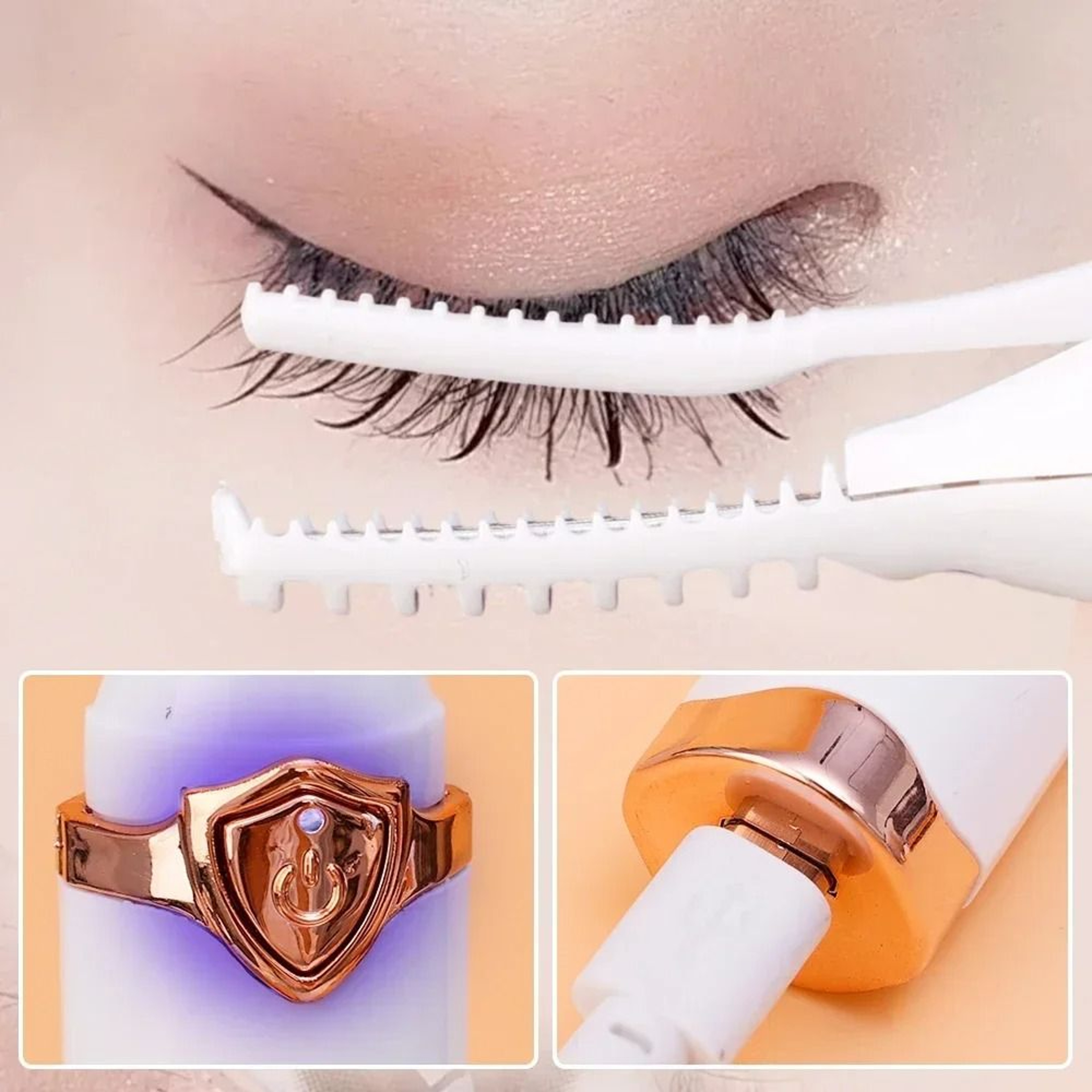 Naturally Curled Electric Eyelash Curler With Smart Temperature Control 3