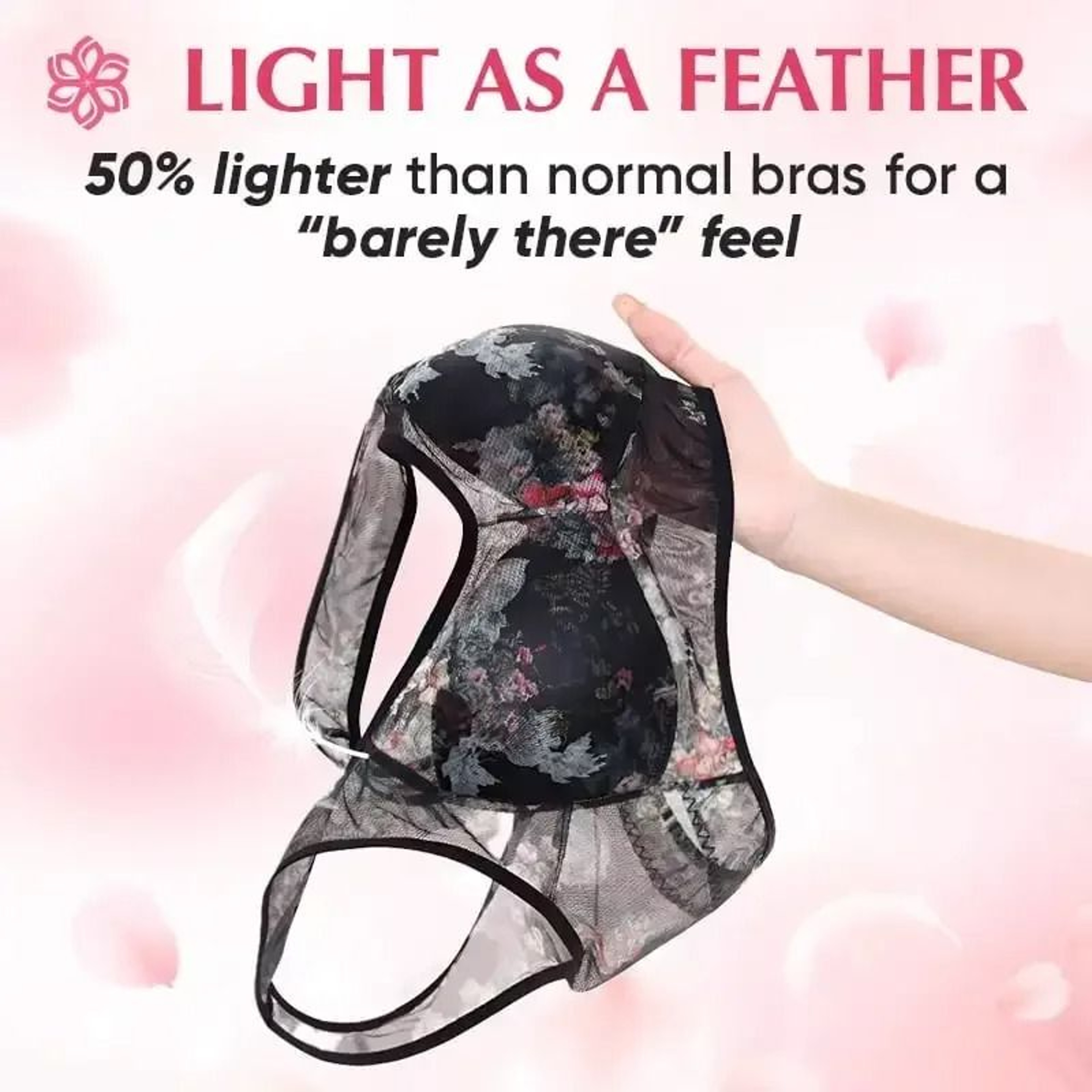 Everyday Ice Silk Lace Cooling Comfort Bra For Women 1