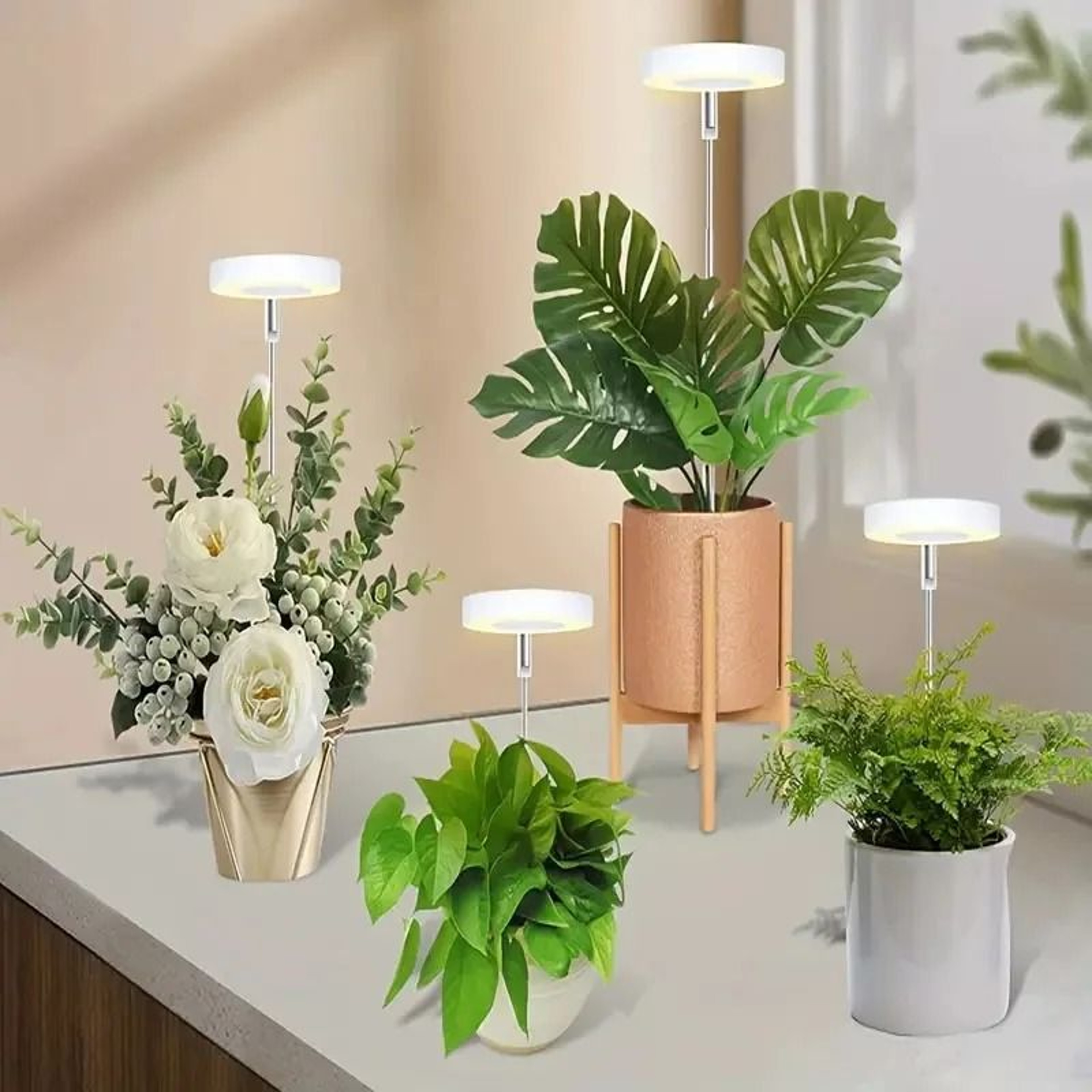 LED Grow Light For Indoor Plants With Adjustable Brightness And Timer 1