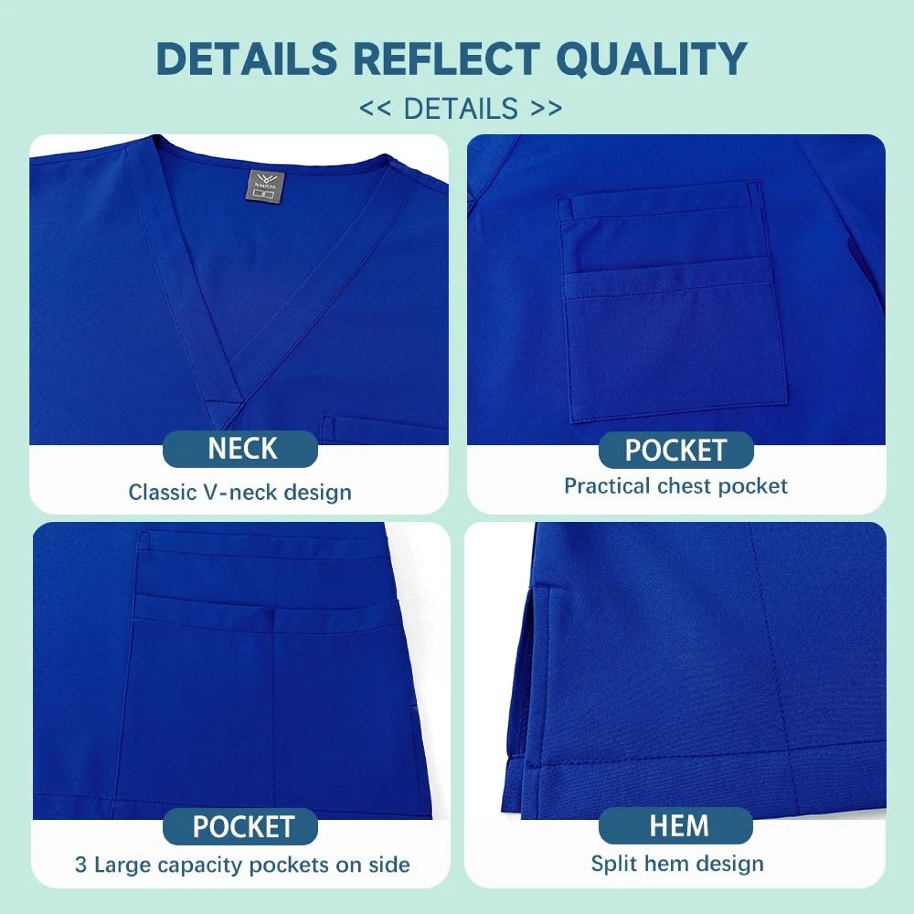 Unisex Medical Scrub Set For Doctors Nurses Dentists And Clinical Professionals 1