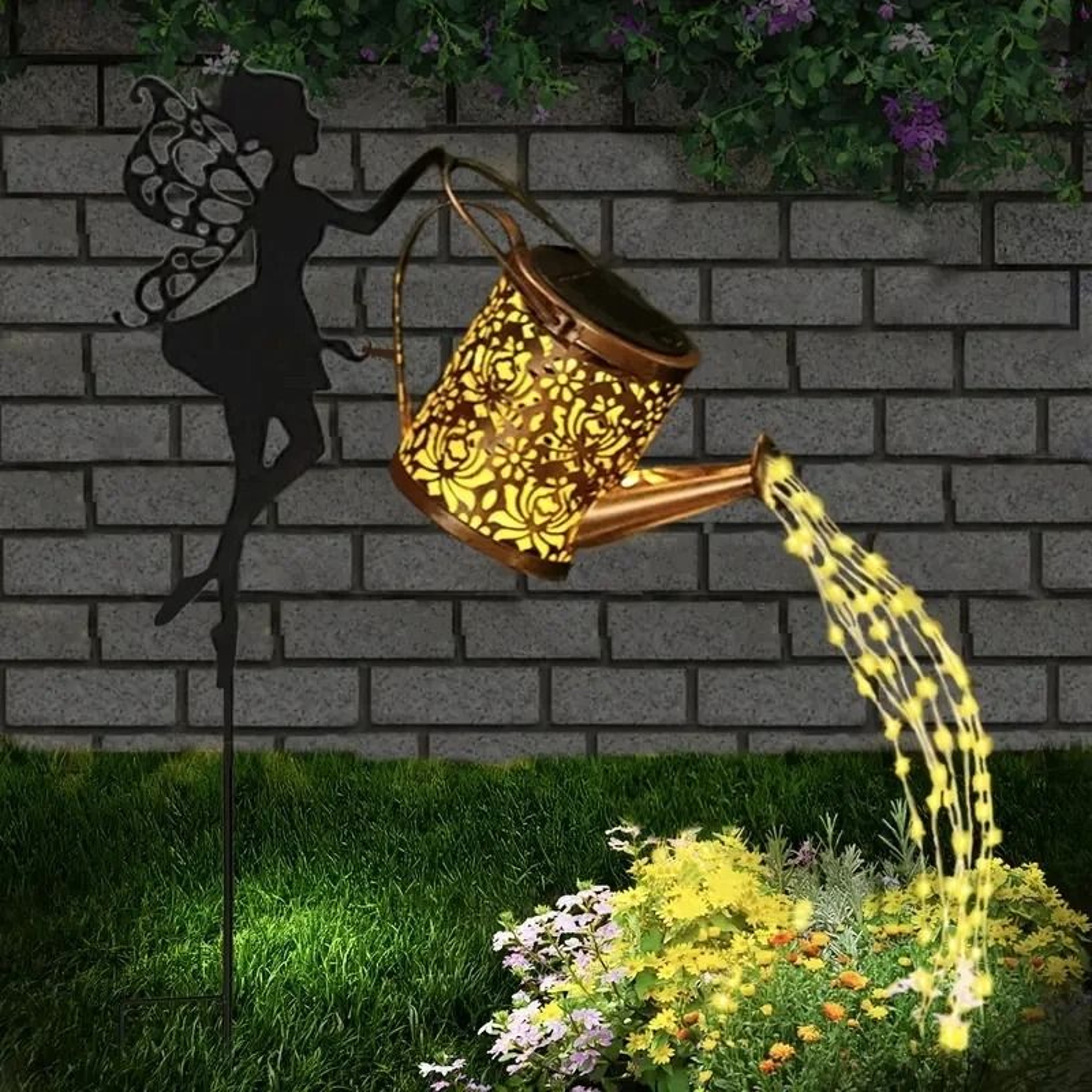 Solar Powered Outdoor Lantern Garden Light 15