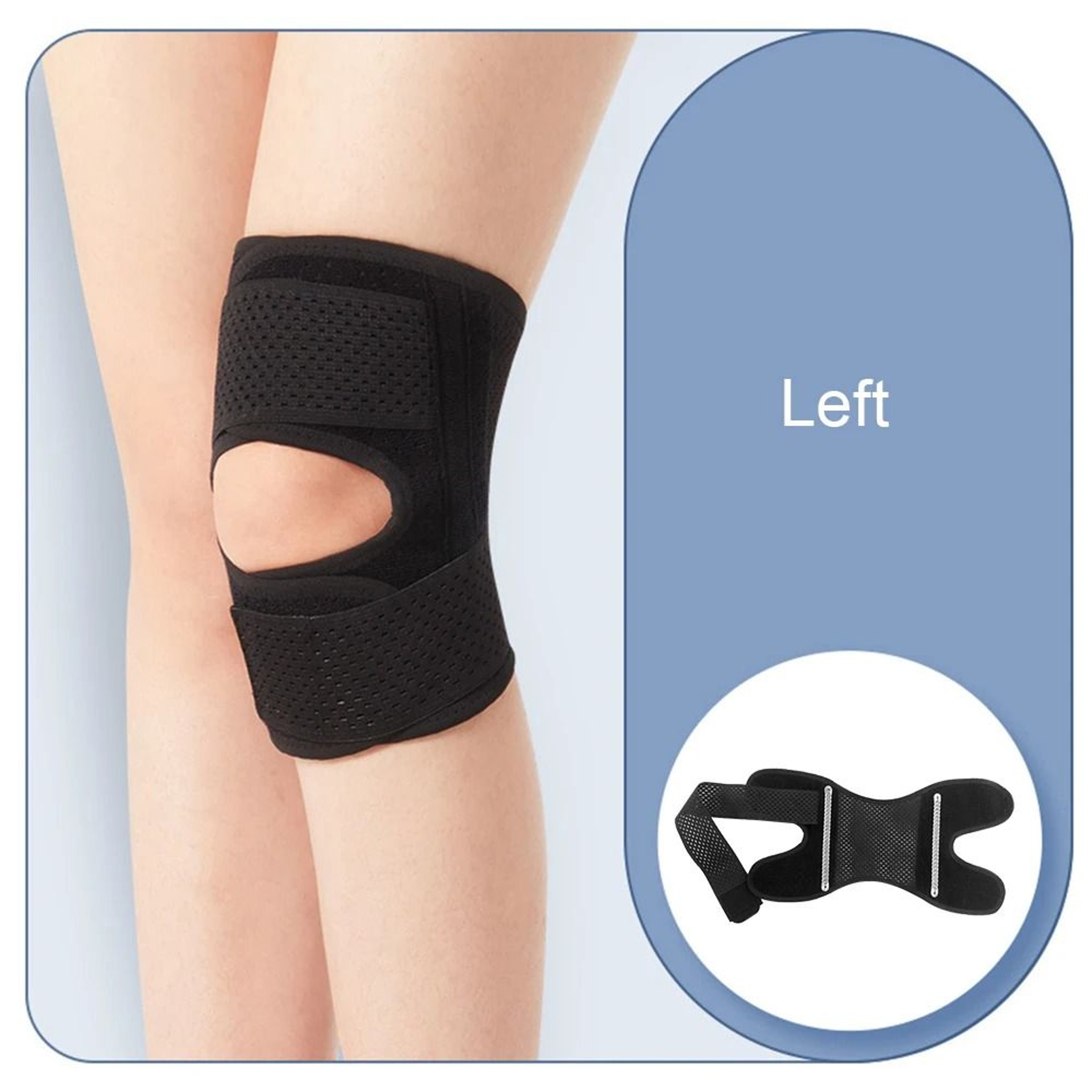 Elastic Compression Sports Knee Pad Support Brace For Men And Women 6