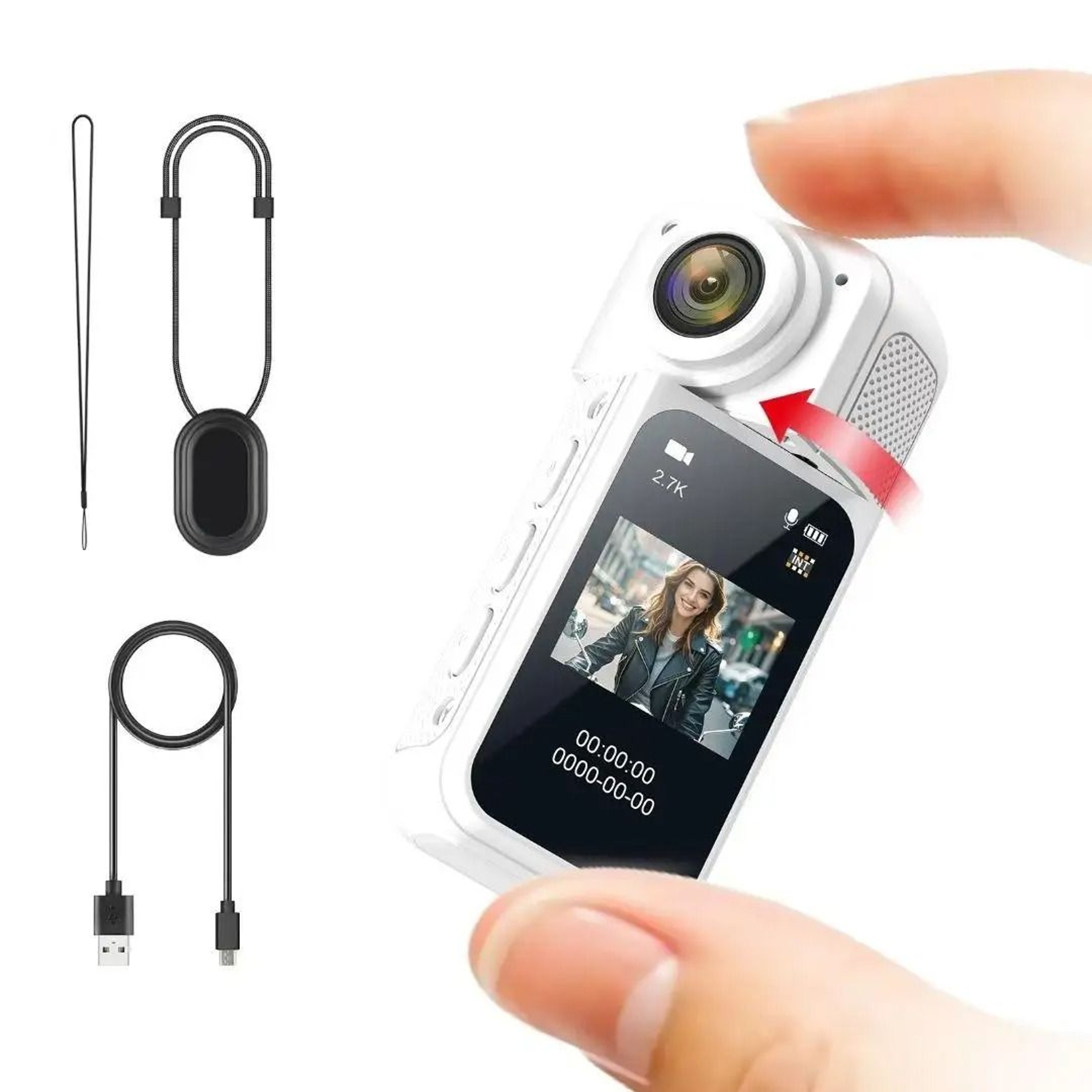 Compact Magnetic Wearable Camera For Sports Pets Travel And Vlogging 7