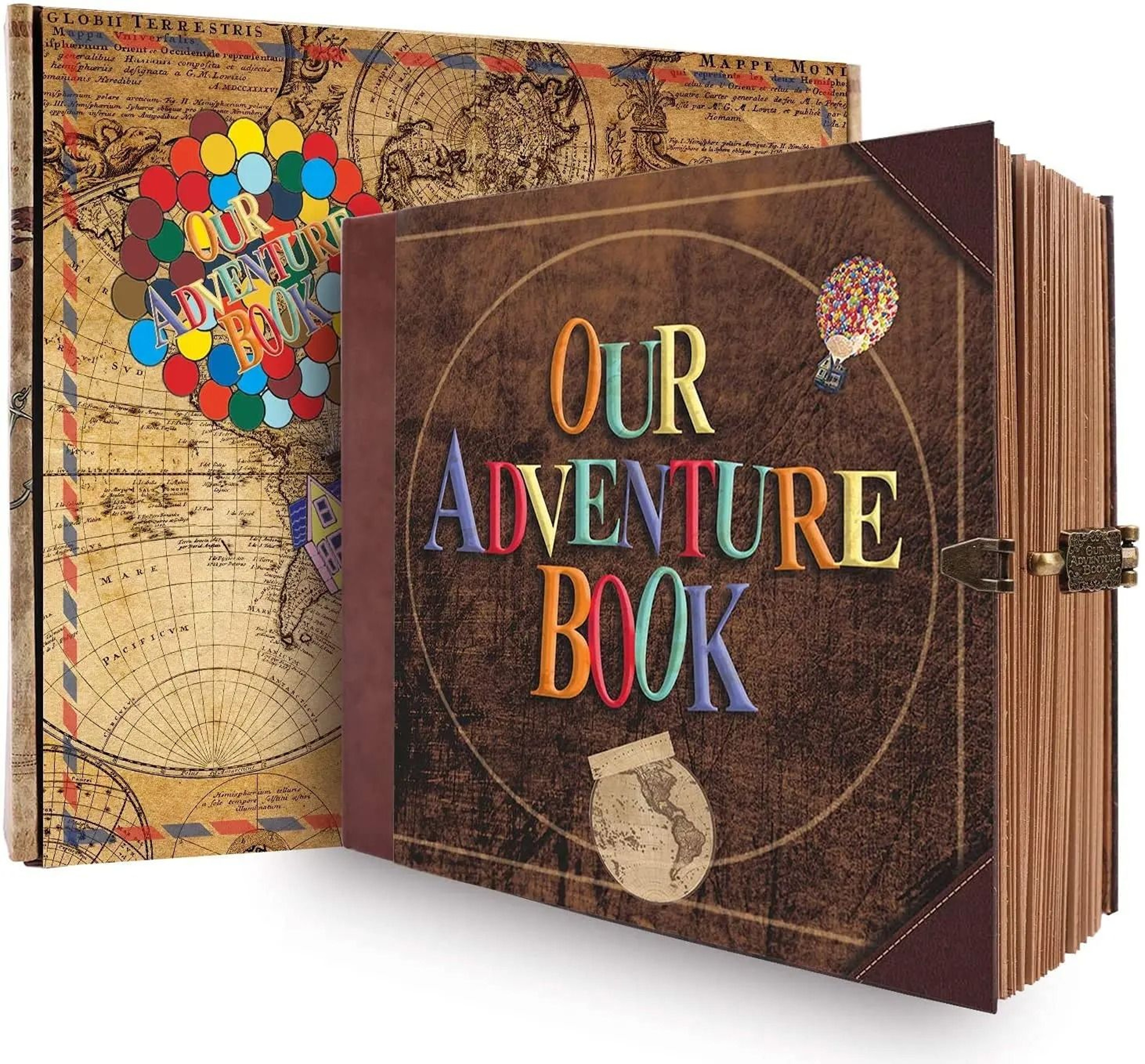 DIY Handmade Our Adventure Photo Album Scrapbook 0
