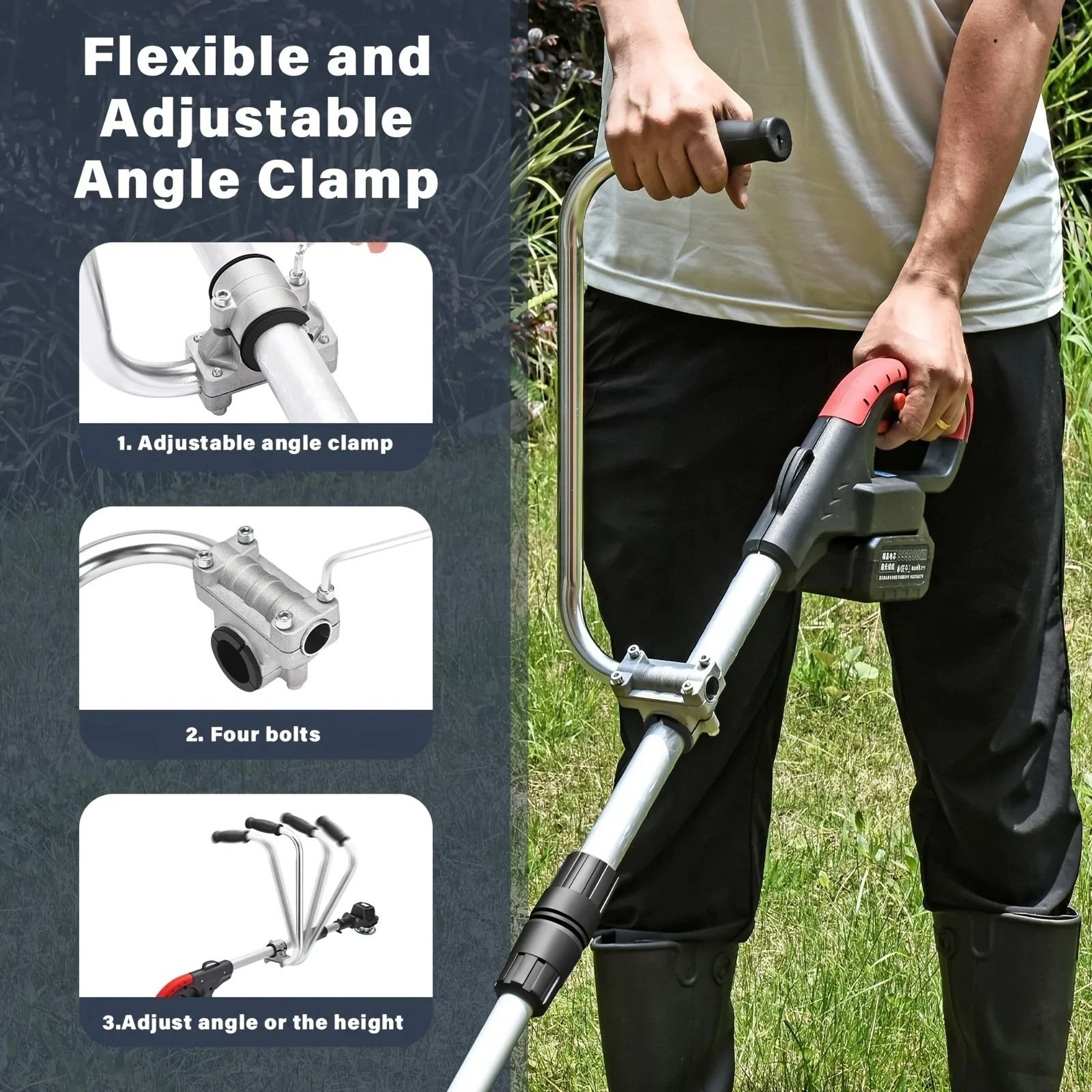 Ergonomic Trimmer Grip For Lawn Care 2