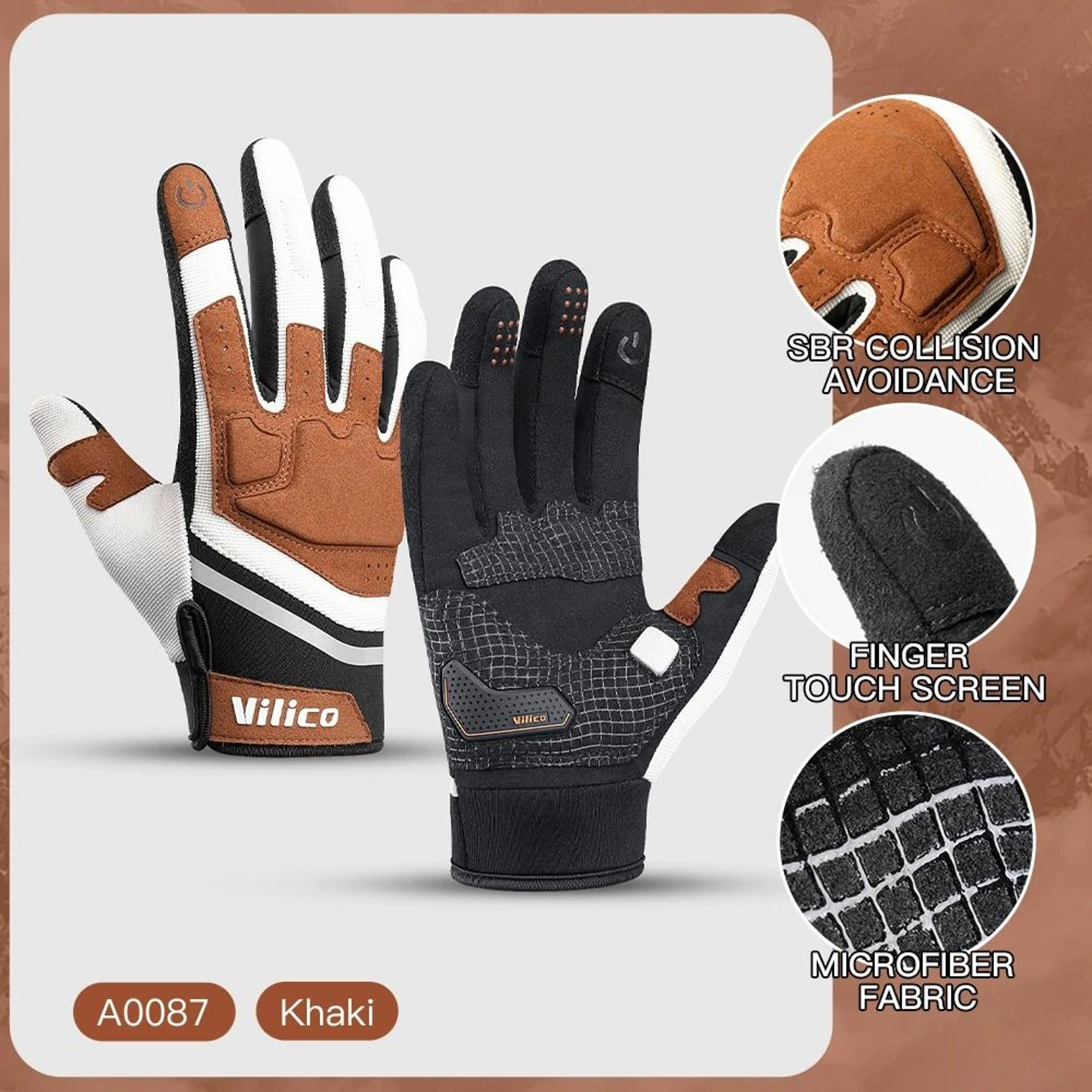 Microfiber Anti Slip Cycling Gloves For Enhanced Grip And Comfort 8