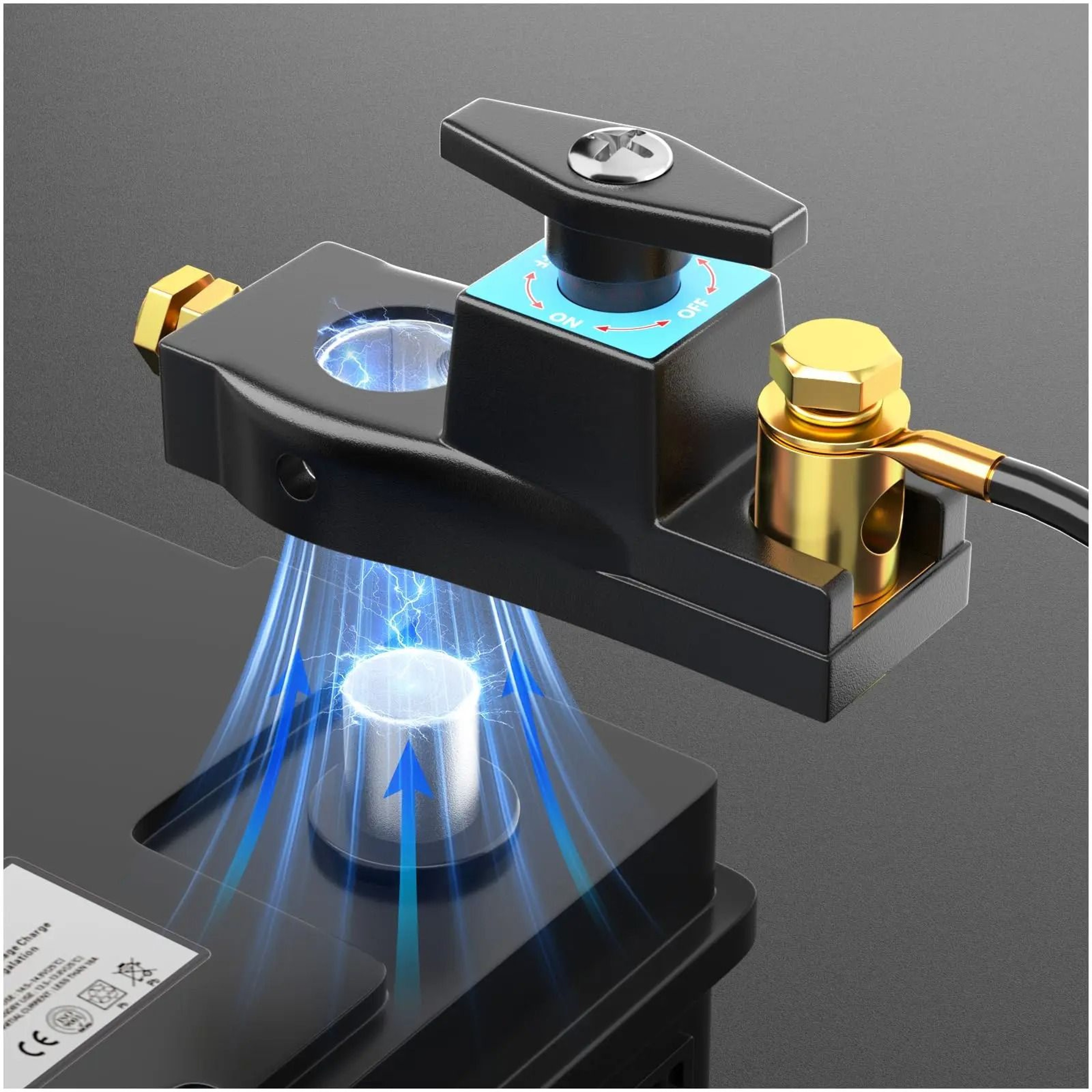 Heavy Duty Car Battery Disconnect Switch For Secure Power Cut Off 6