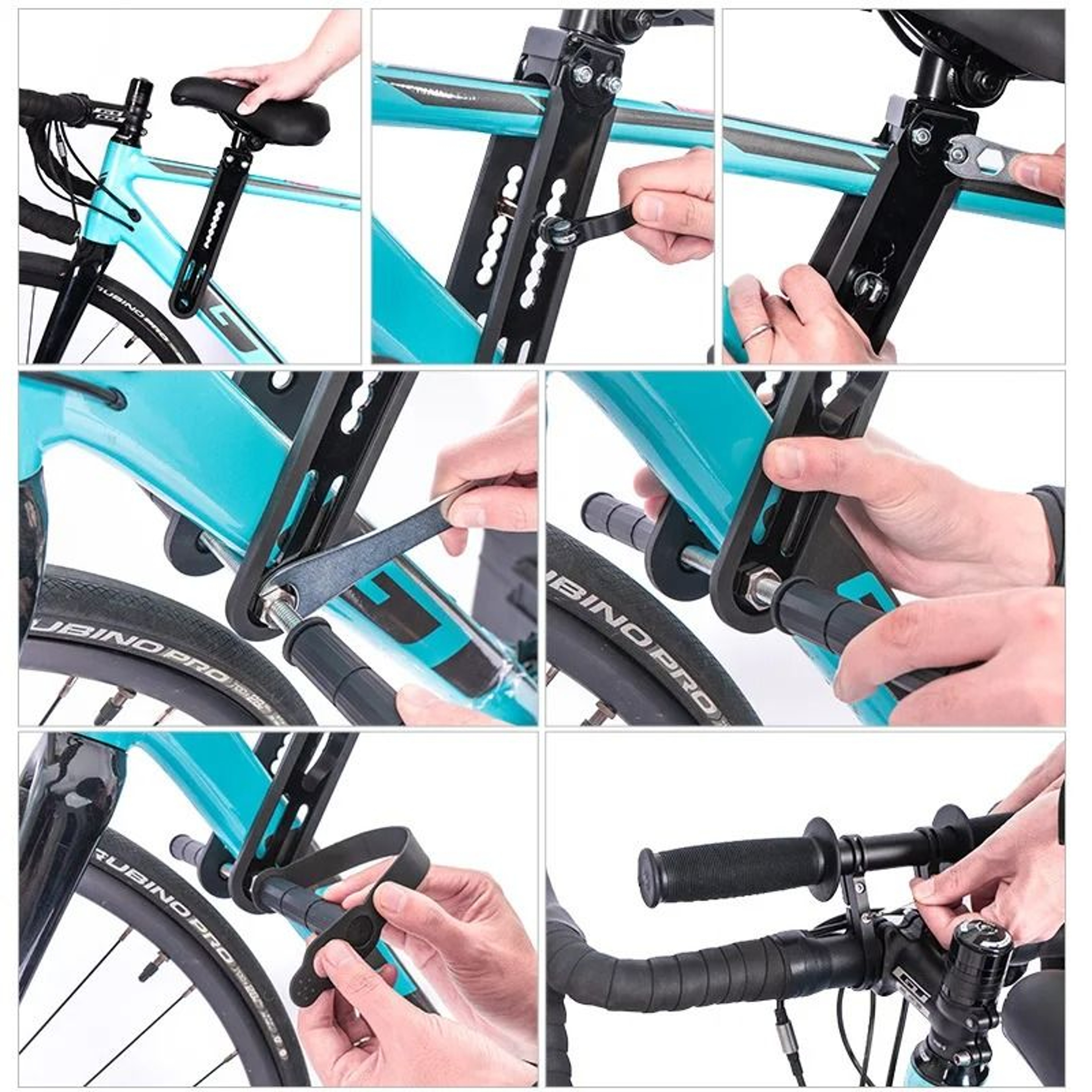 Adjustable Bicycle Front Child Seat Kit 3