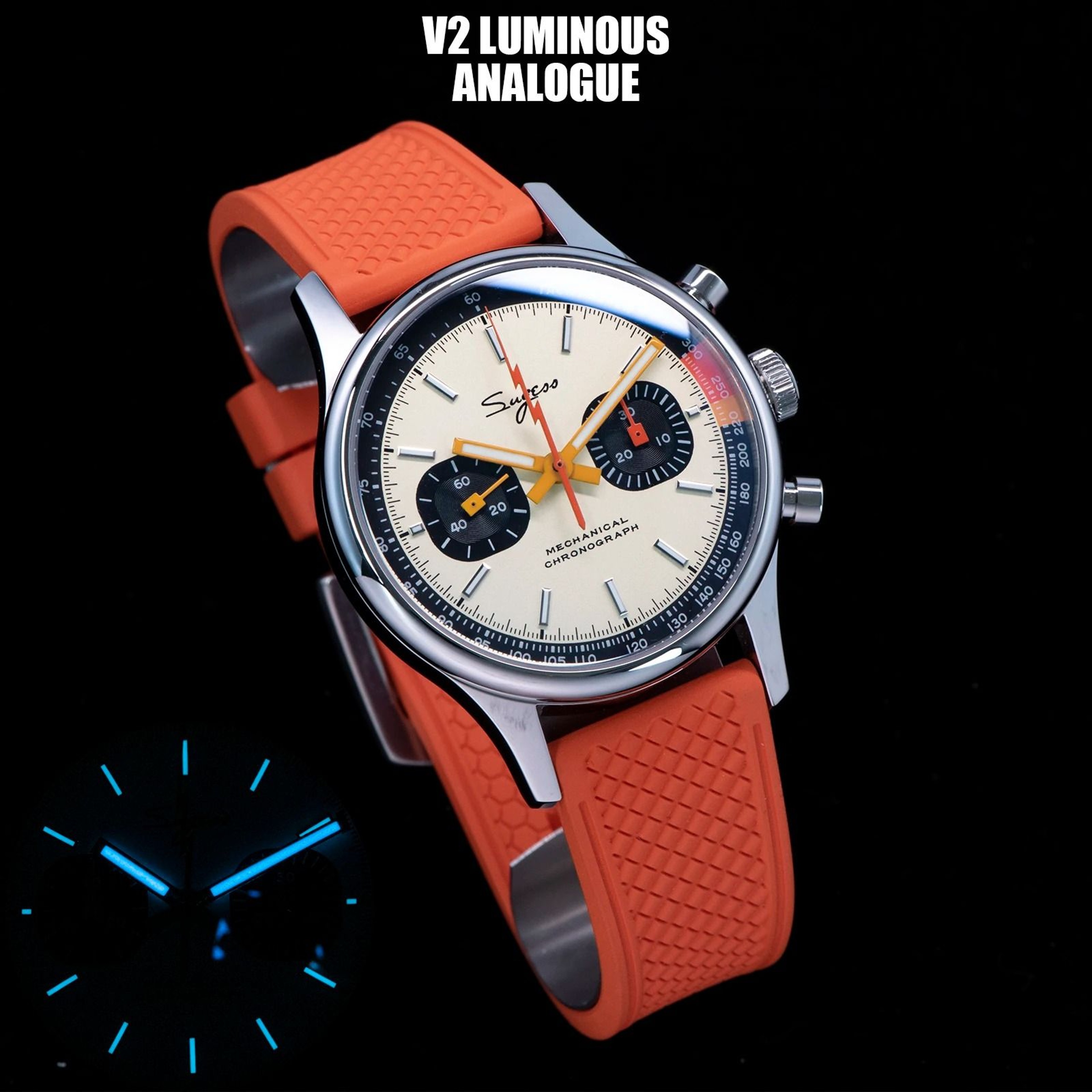 Mechanical Pilot Chronograph Watch 16