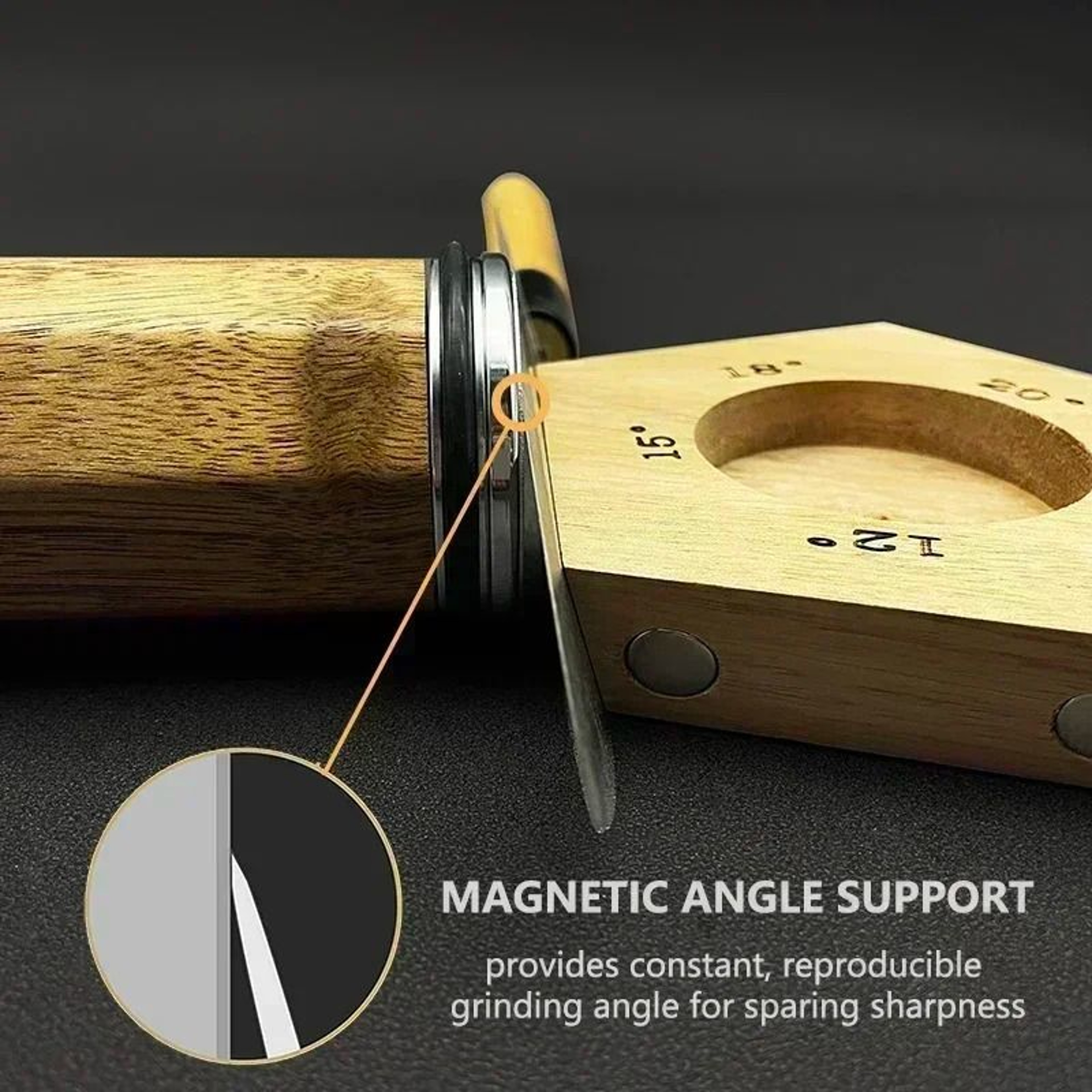 Premium Rolling Knife Sharpening System With Adjustable Angles 3