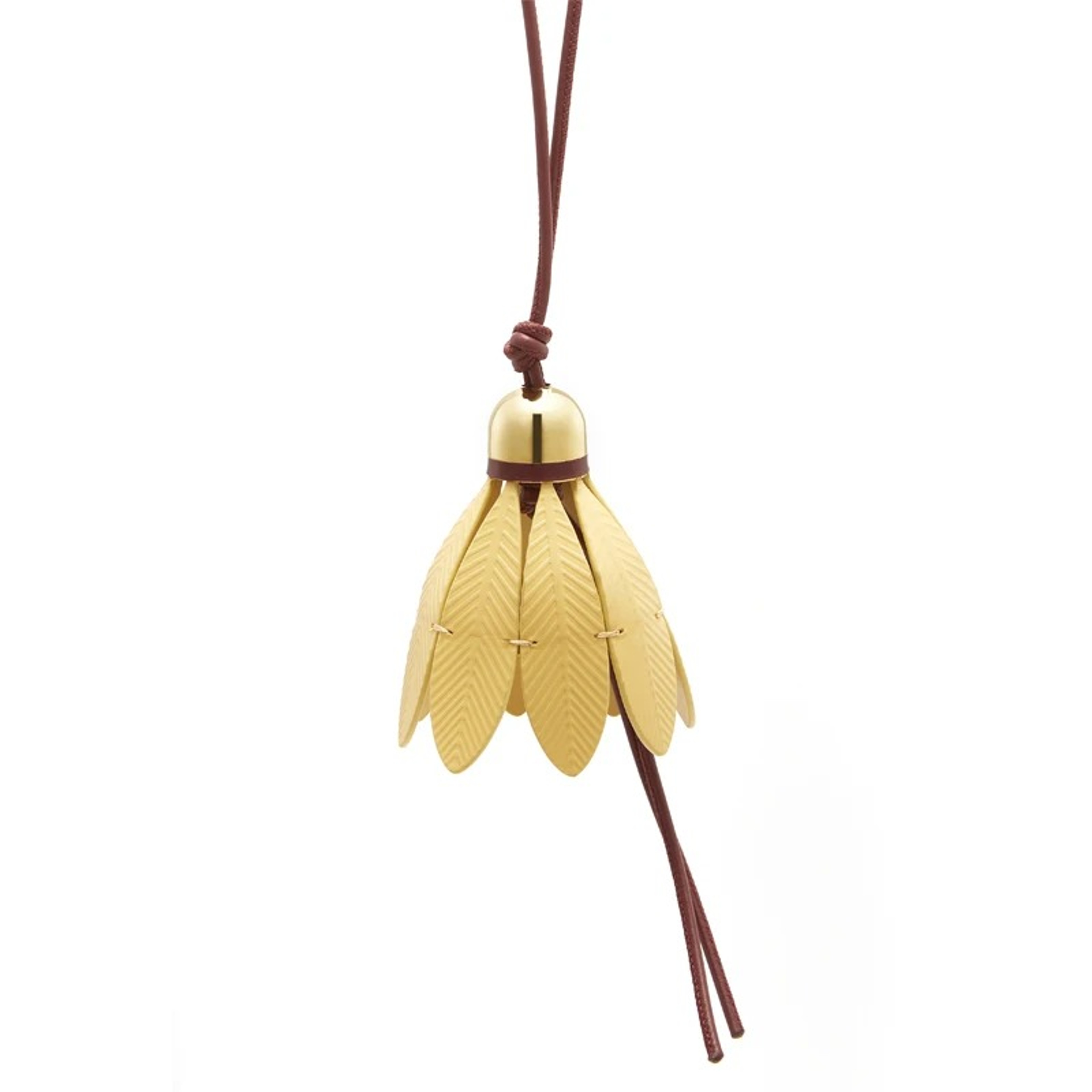 Leather Flower Bag Charm 8