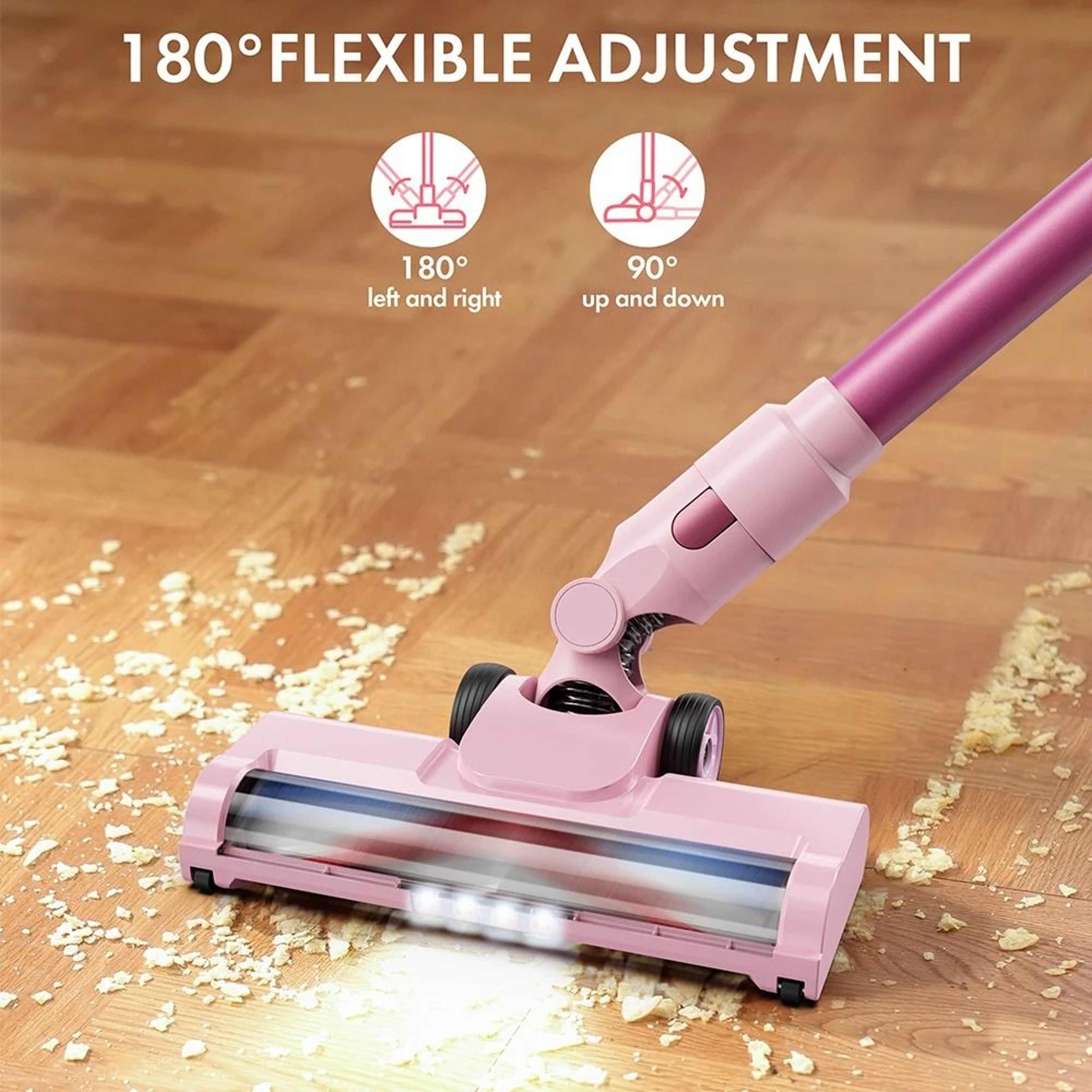 Smart Cordless Vacuum Cleaner LED Display Powerful Suction 2