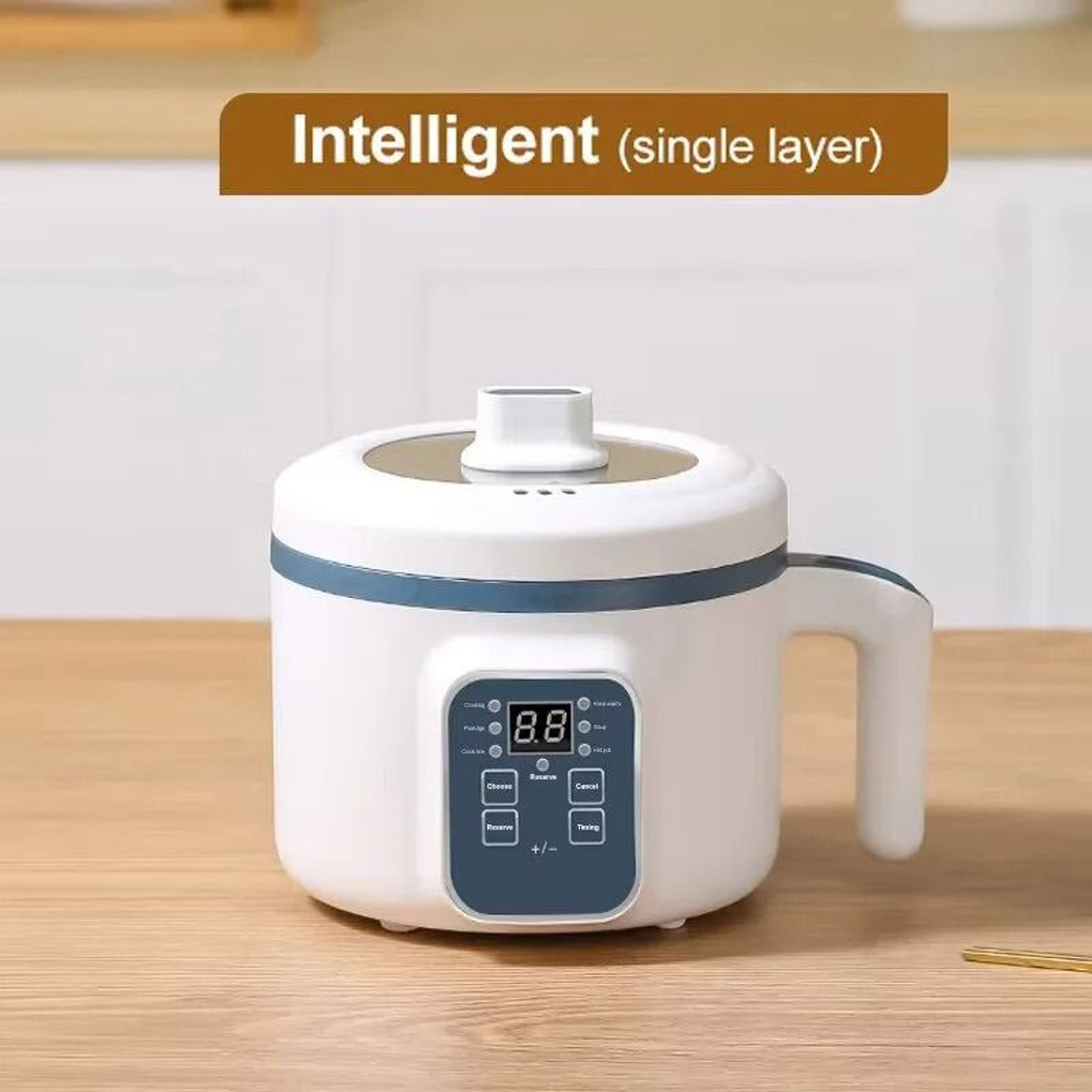 Compact Electric Multi Cooker For One Or Two People 5