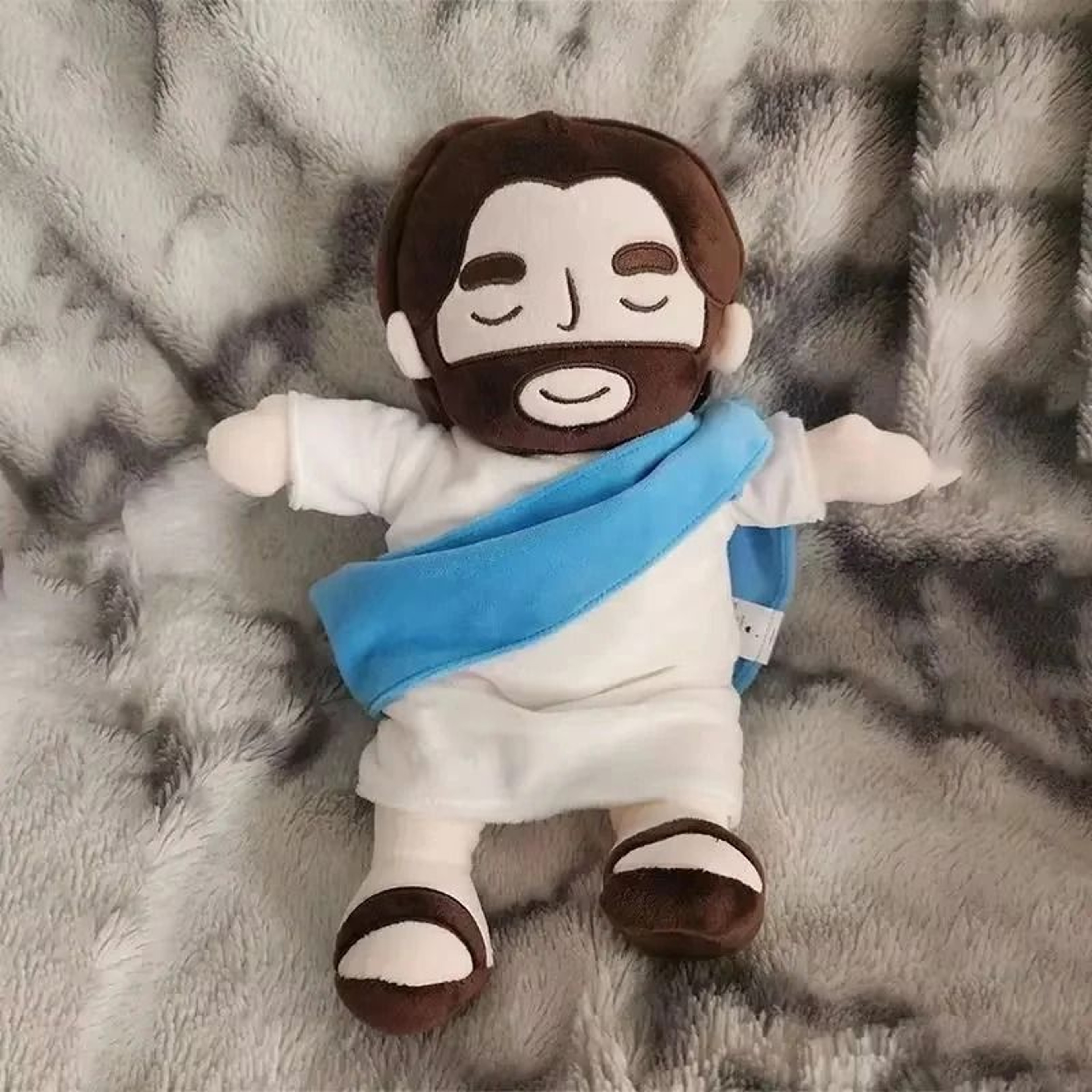 Soothing Breathing Jesus Plush With Light And Music 2