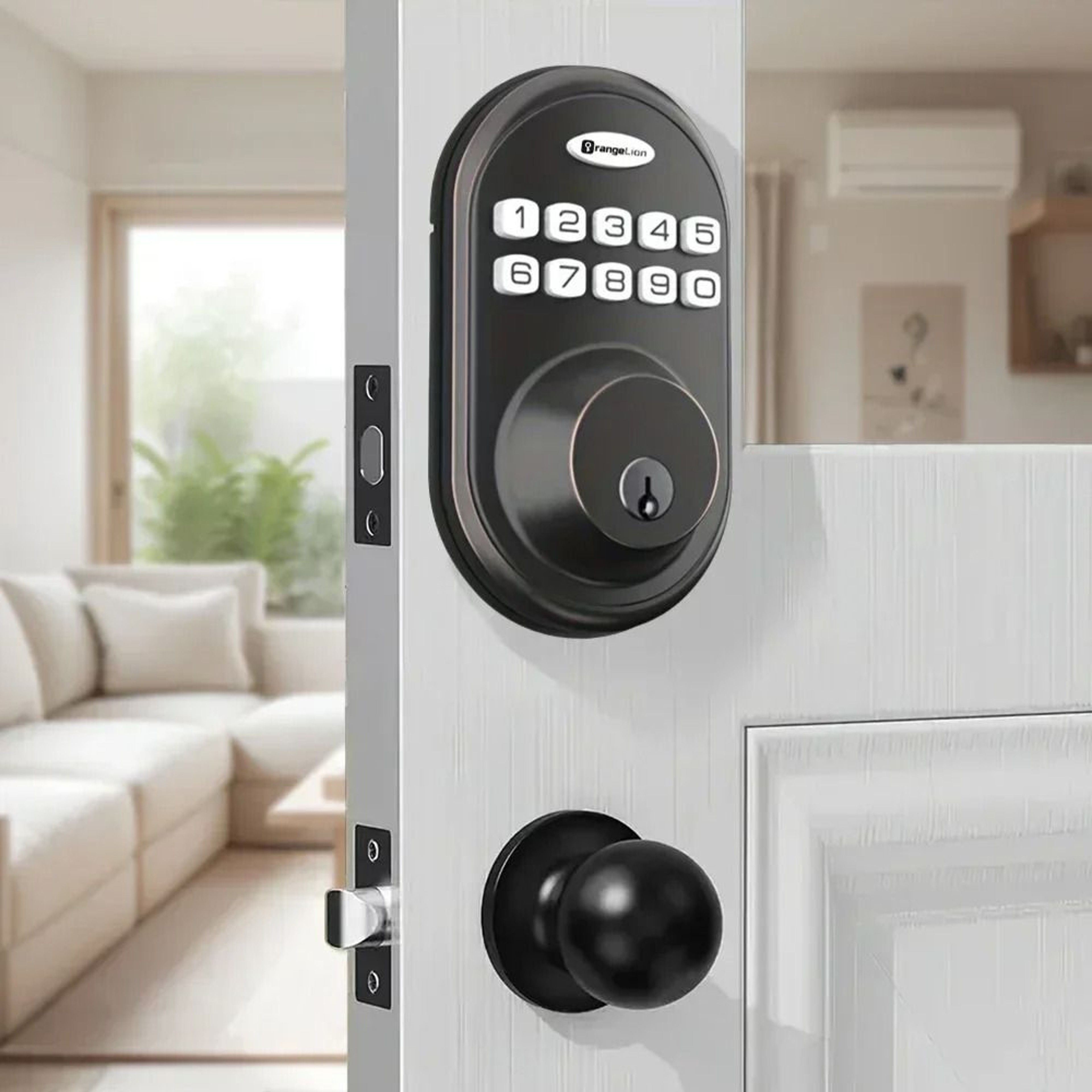 Keyless Entry Deadbolt With Keypad One Touch Lock And Auto Lock 3