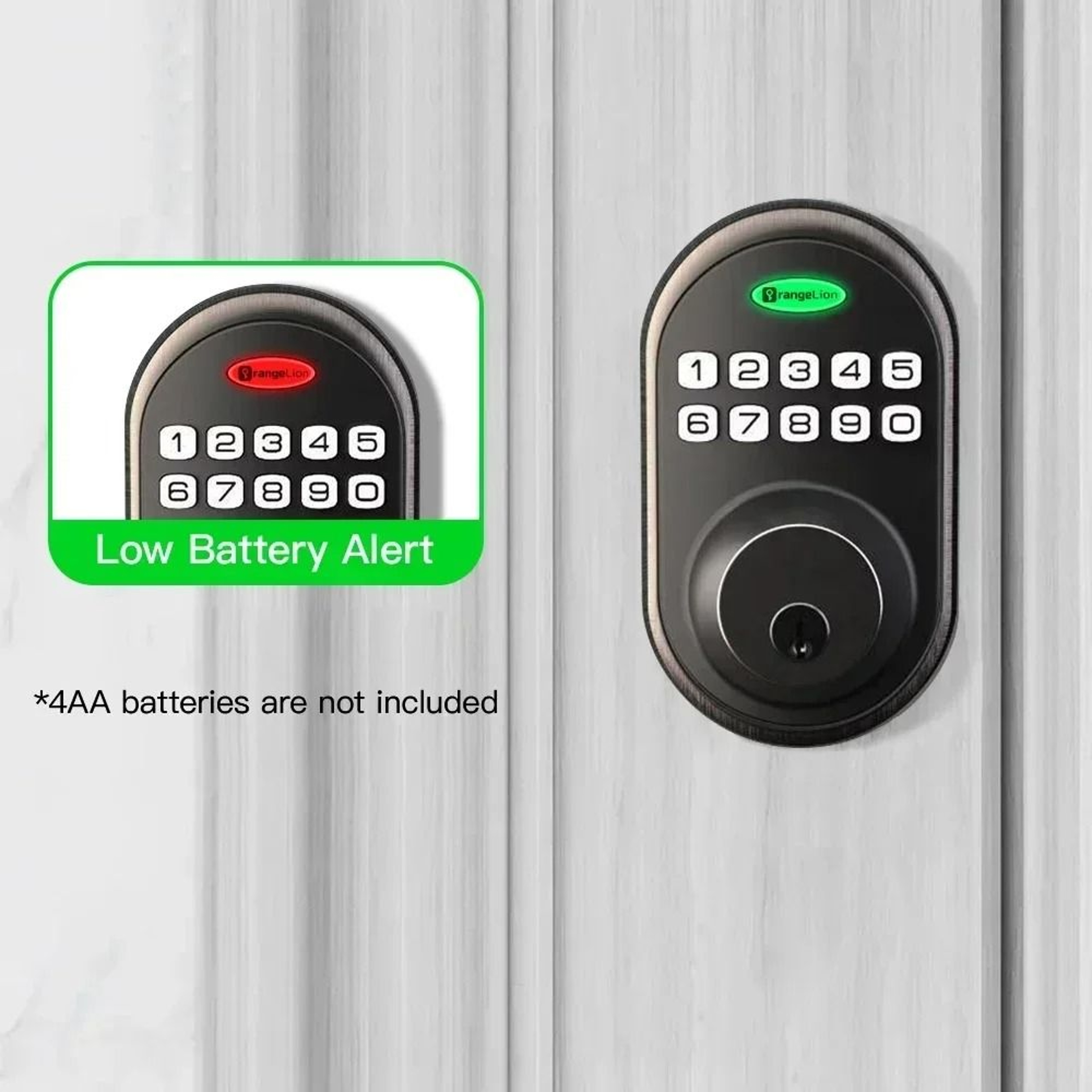 Keyless Entry Deadbolt With Keypad One Touch Lock And Auto Lock 4
