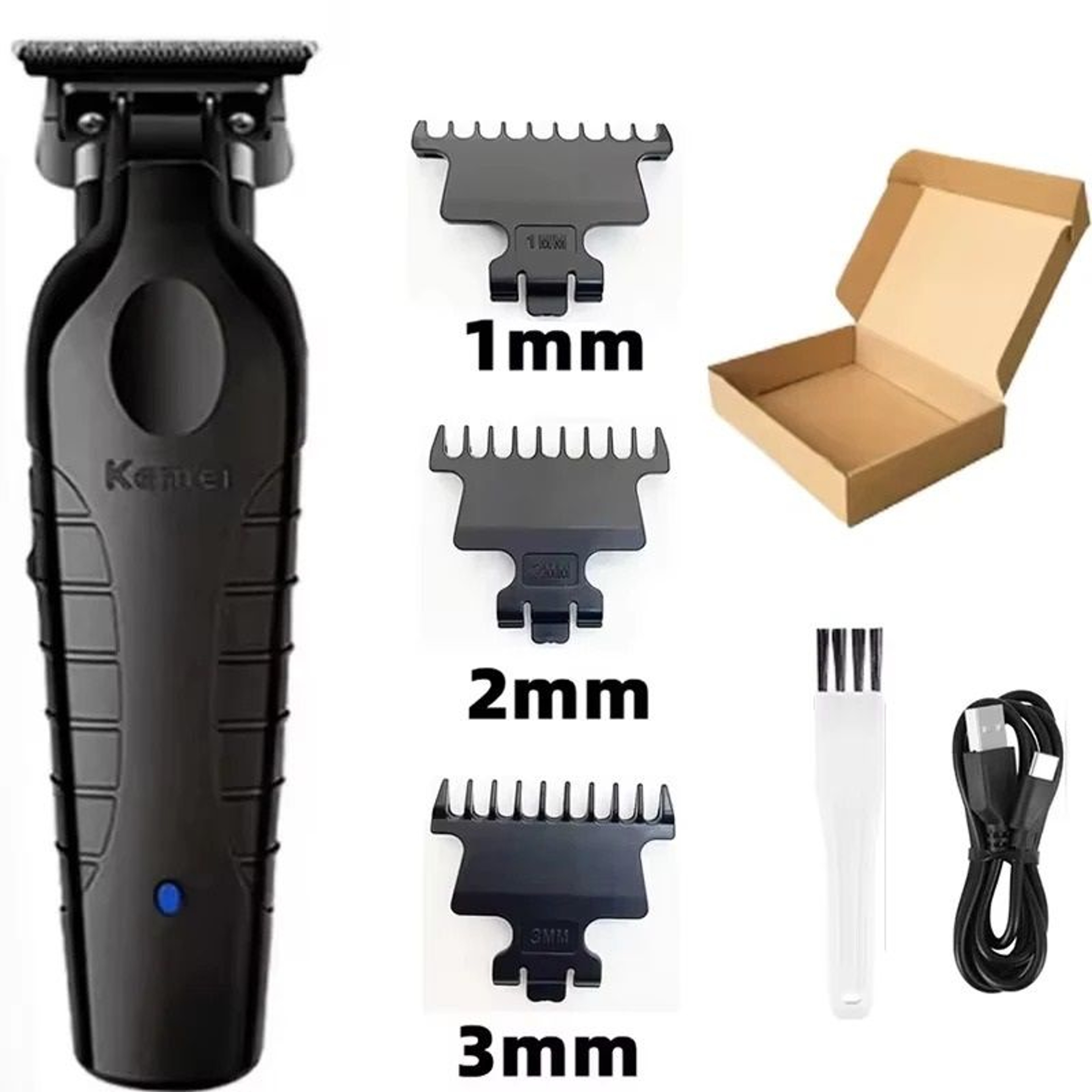 Professional Cordless Hair Trimmer Kit With Clipper Trimmer And Foil Shaver 6