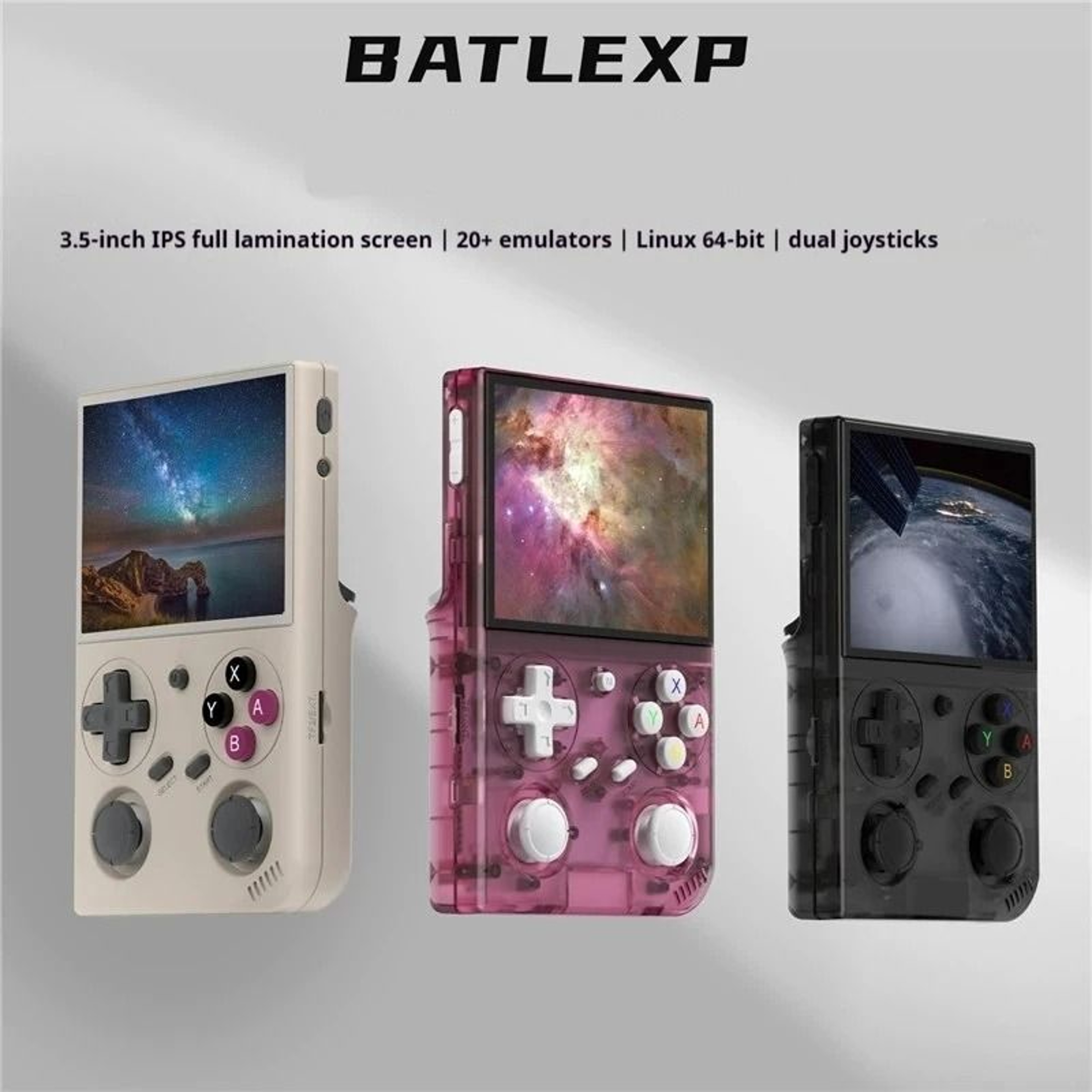Portable Retro Gaming Console With IPS Screen And Dual Joystick 0
