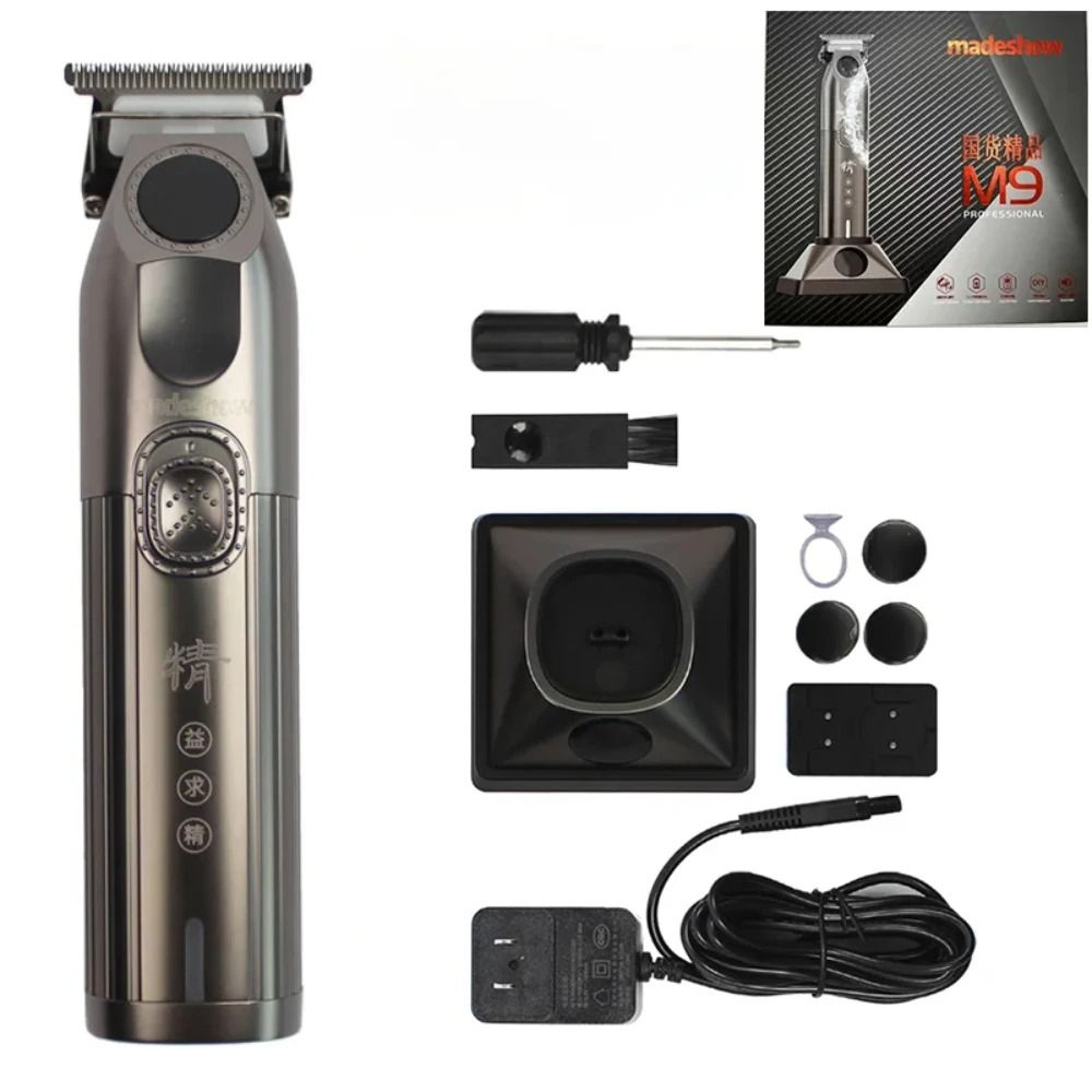 Professional Cordless Hair Clipper Set With Multiple Kit Options 8