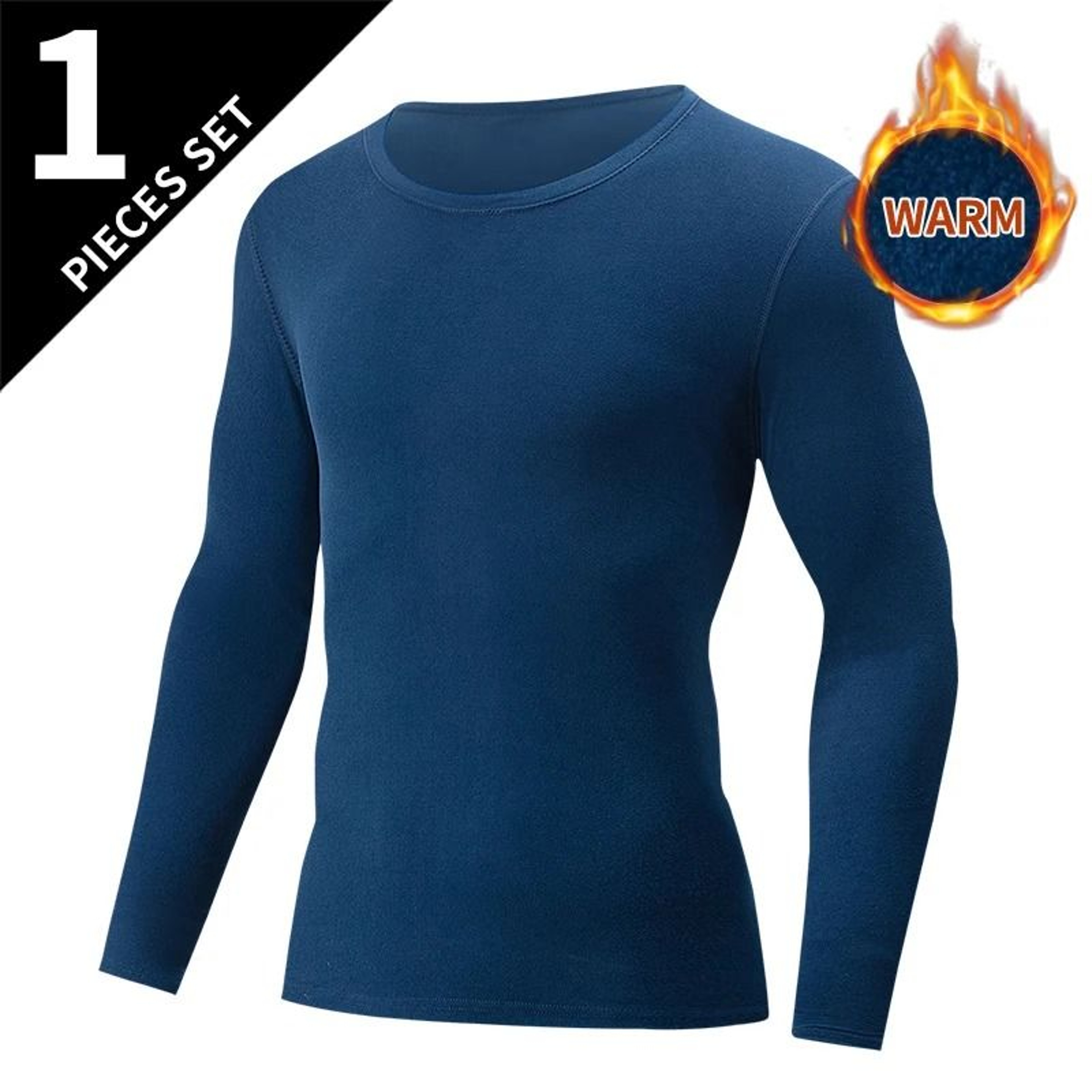 Mens Thermal Underwear Long Sleeve Top And Pants Set 10