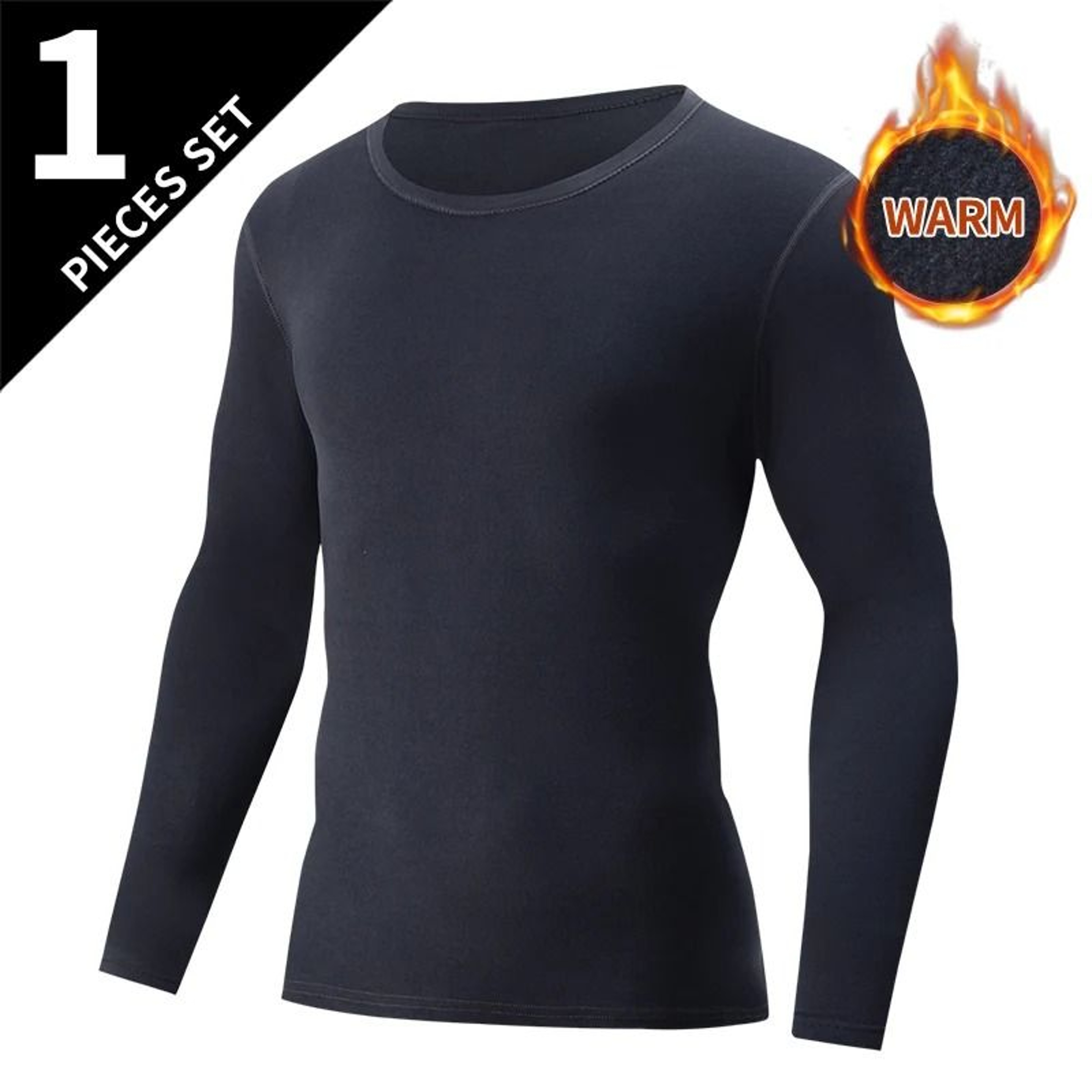 Mens Thermal Underwear Long Sleeve Top And Pants Set 11