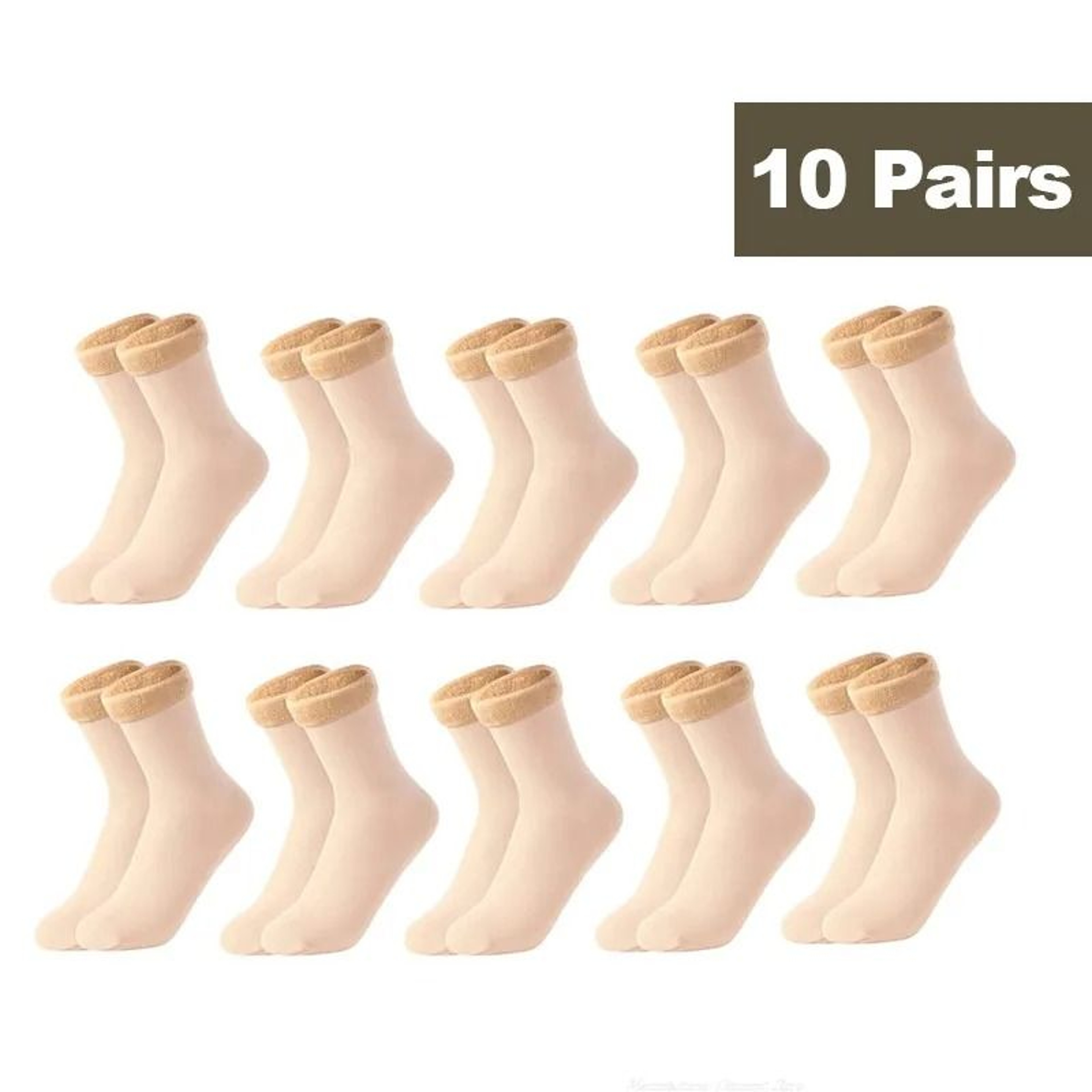 Womens Winter Thermal Fleece Socks Warm Cozy Indoor And Outdoor Wear 22