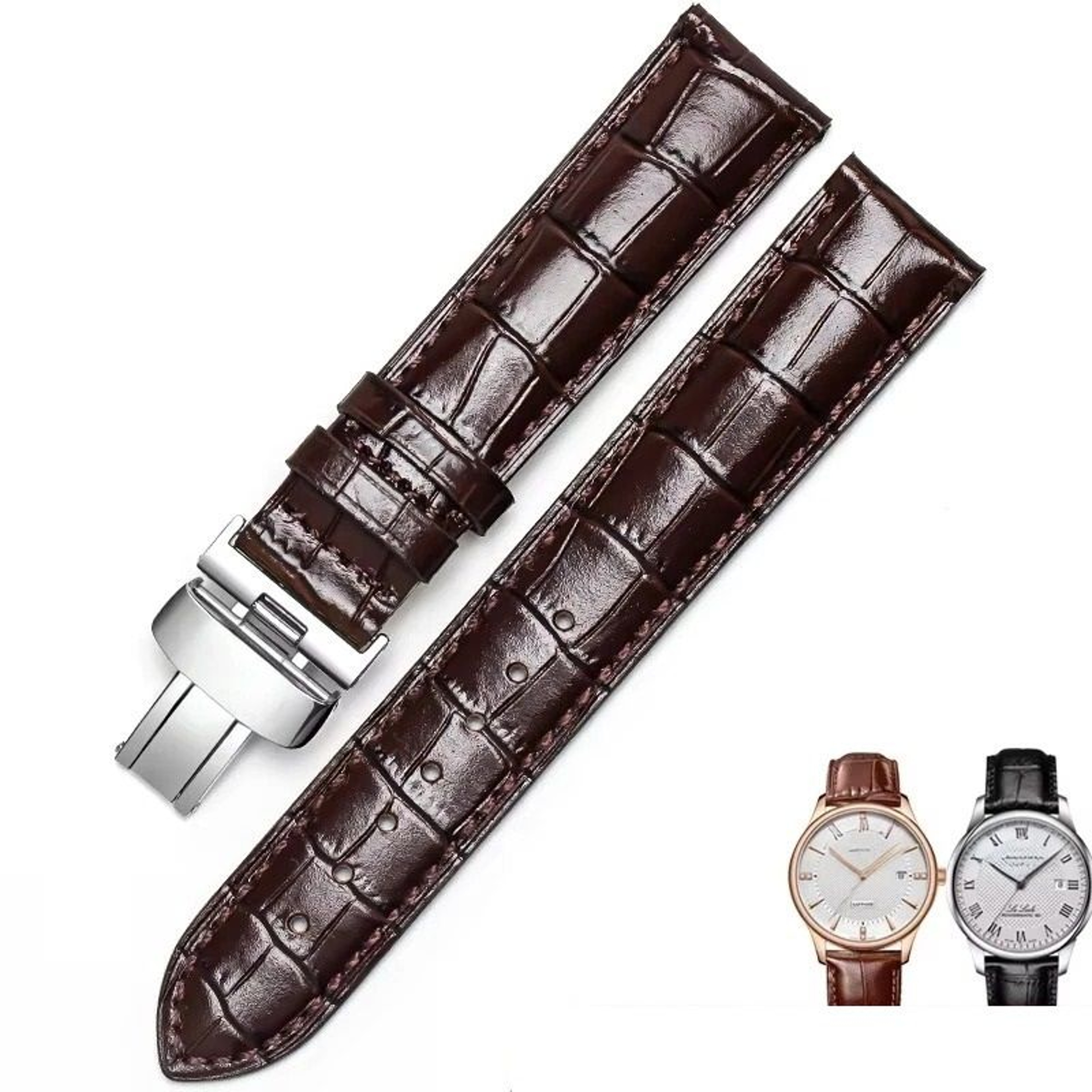 Leather Watch Strap For Men Compatible With Tissot 7