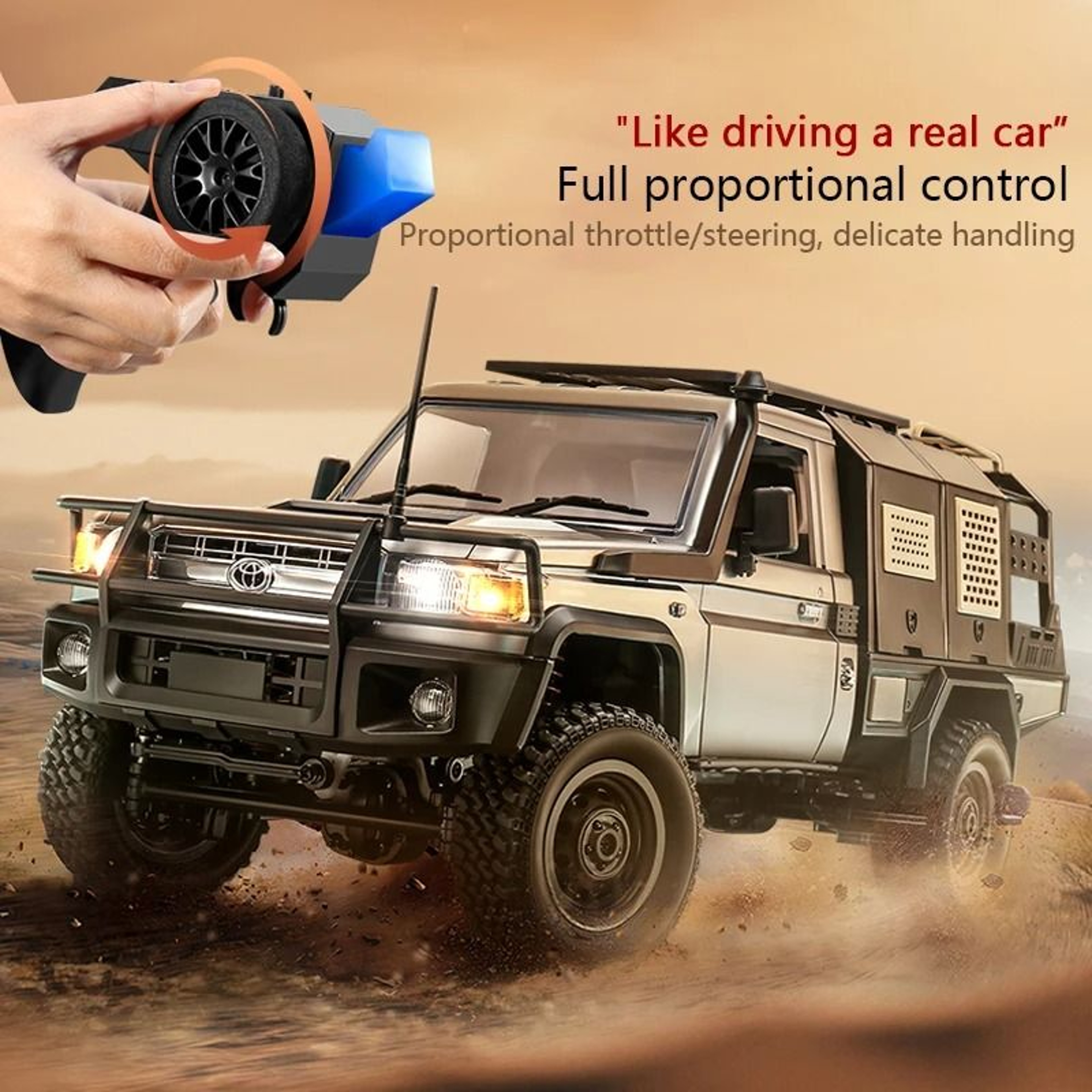 4WD RC Pickup Truck With Remote Control 2