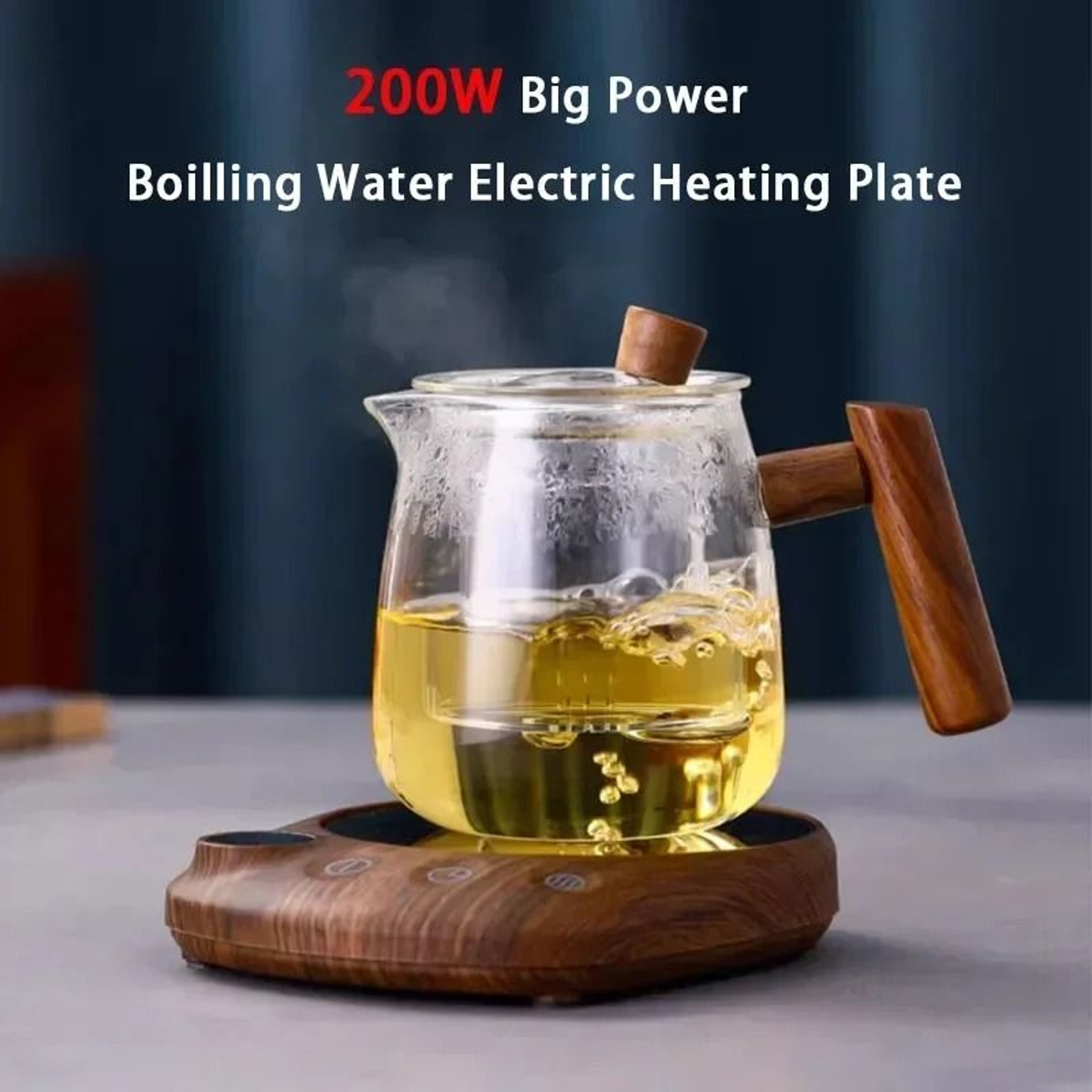 Electric Beverage Heating Plate Smart Mug Warmer With Timer And Auto ShutOff 0