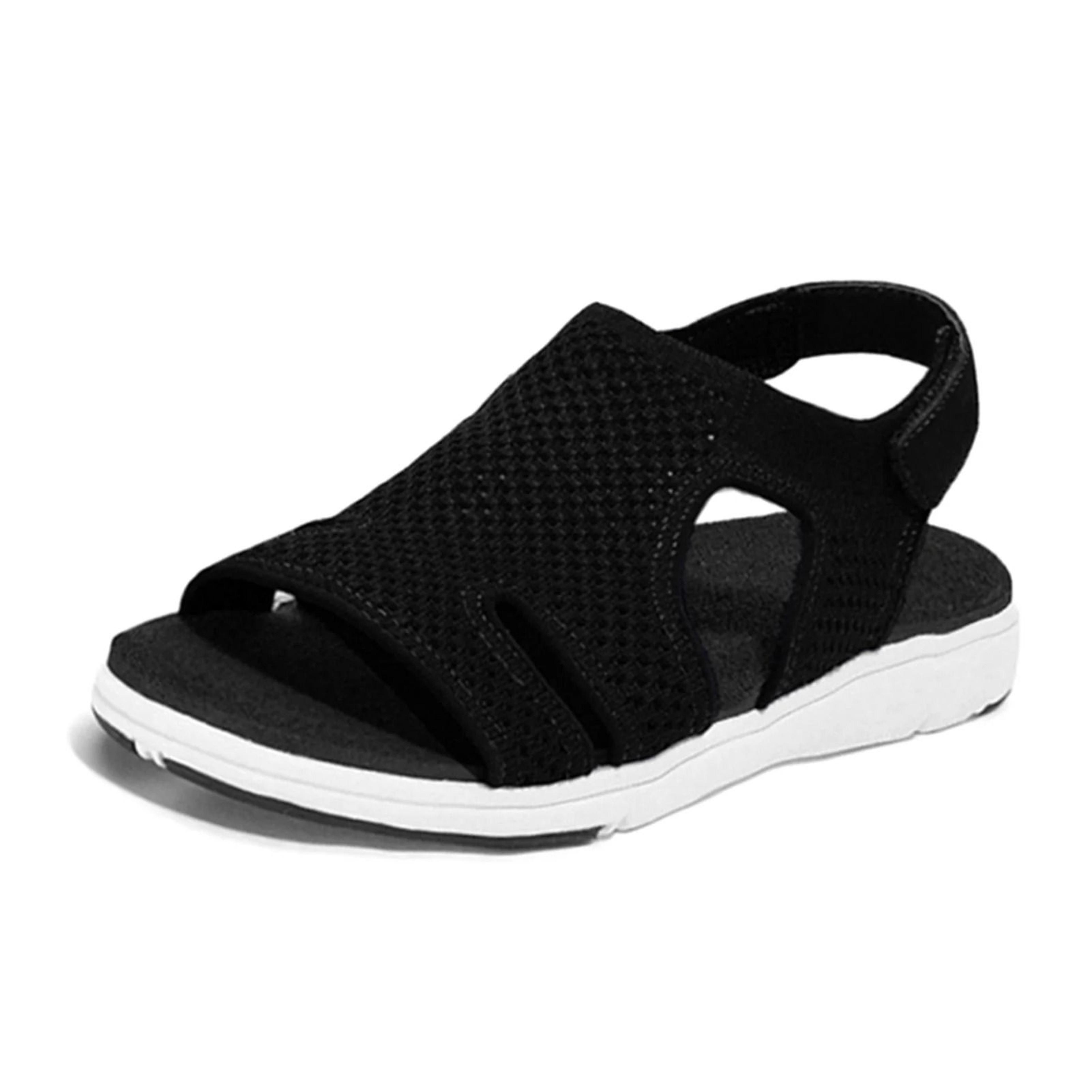 Women Plus Size Wedge Sandals Soft Bottom Platform Casual Beach Shoes 4