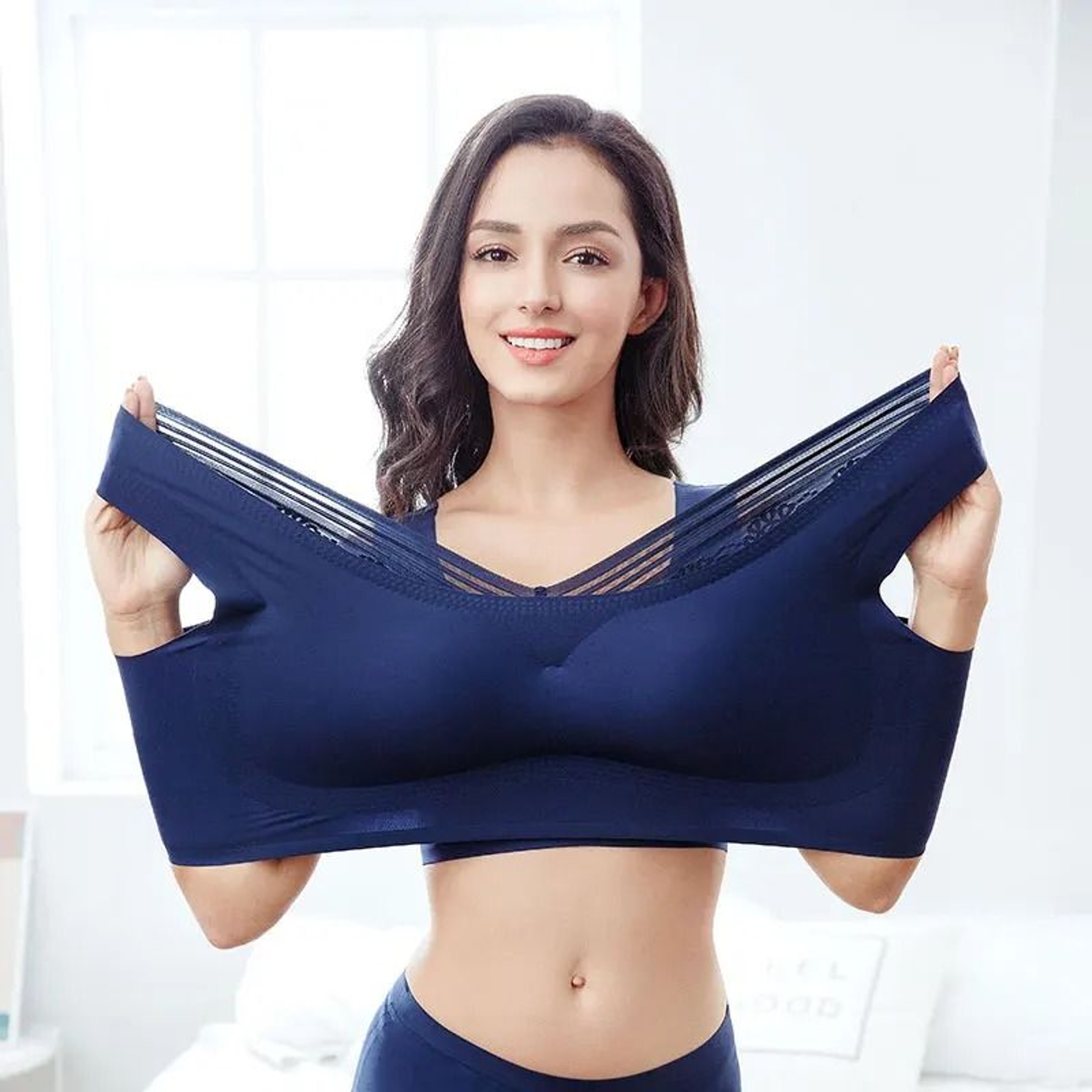 Seamless Comfort Sleep Bra Plus Size 3
