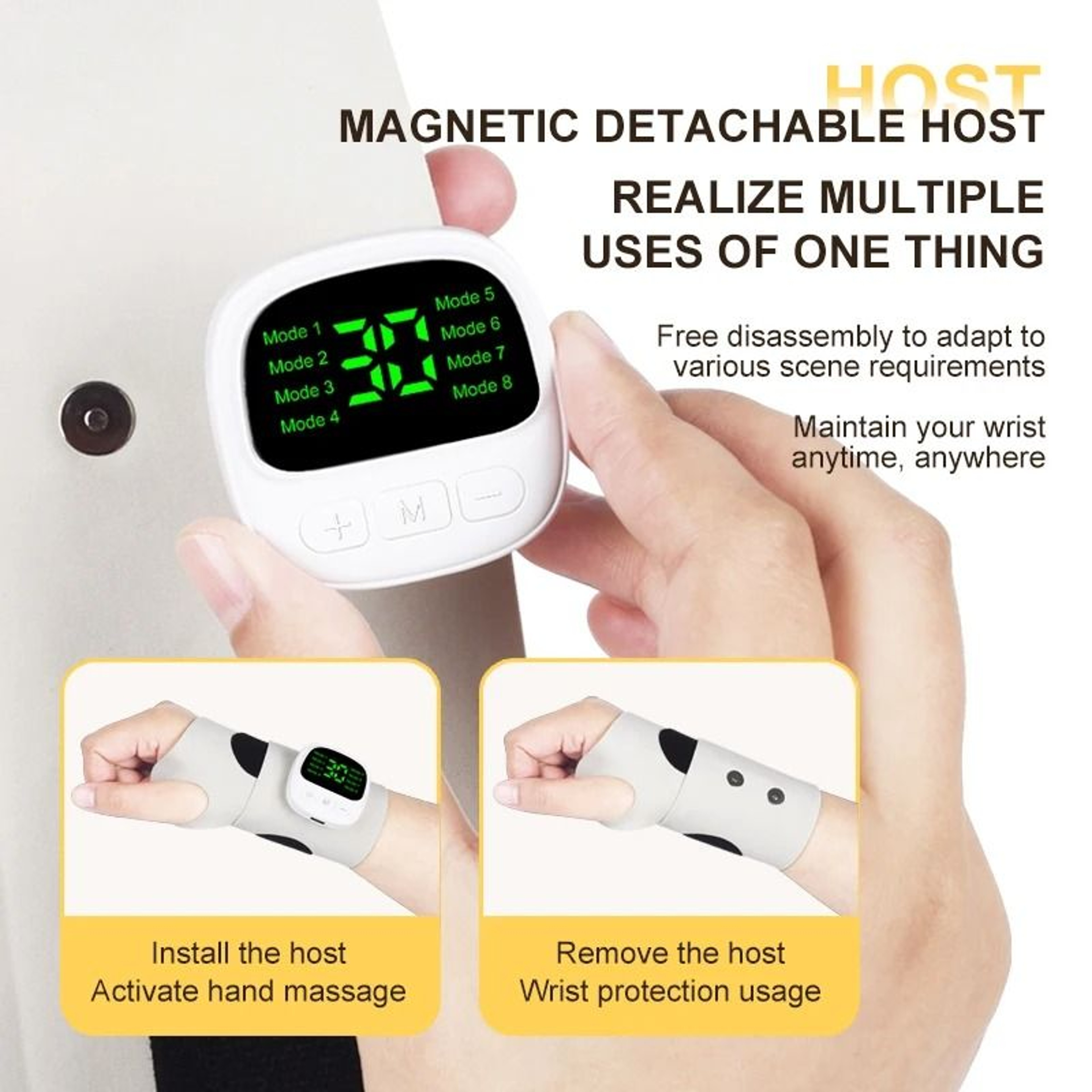 Cordless Wrist Massager With Vibration Therapy 4