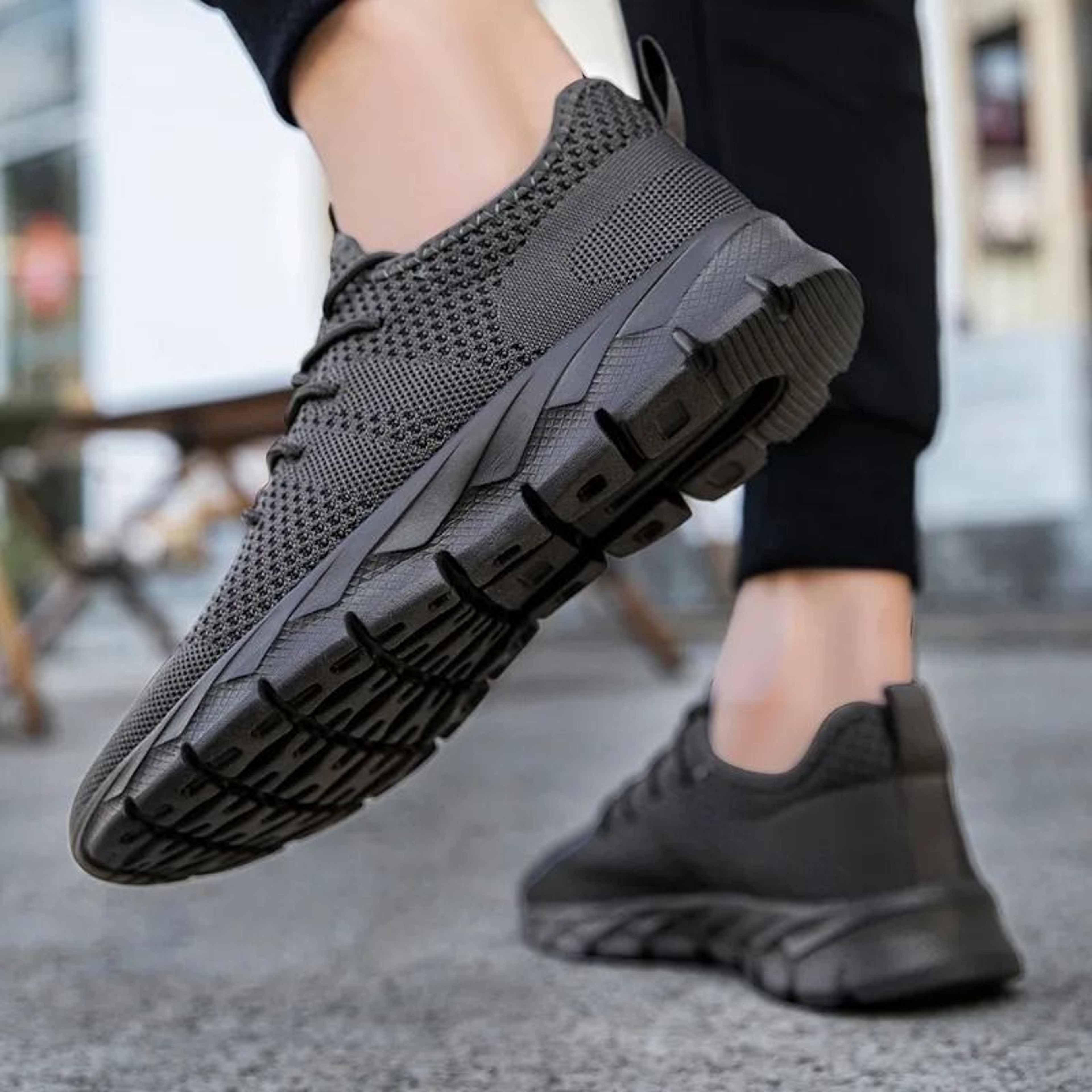 Lightweight Breathable Mesh Running Sneakers For Men 4