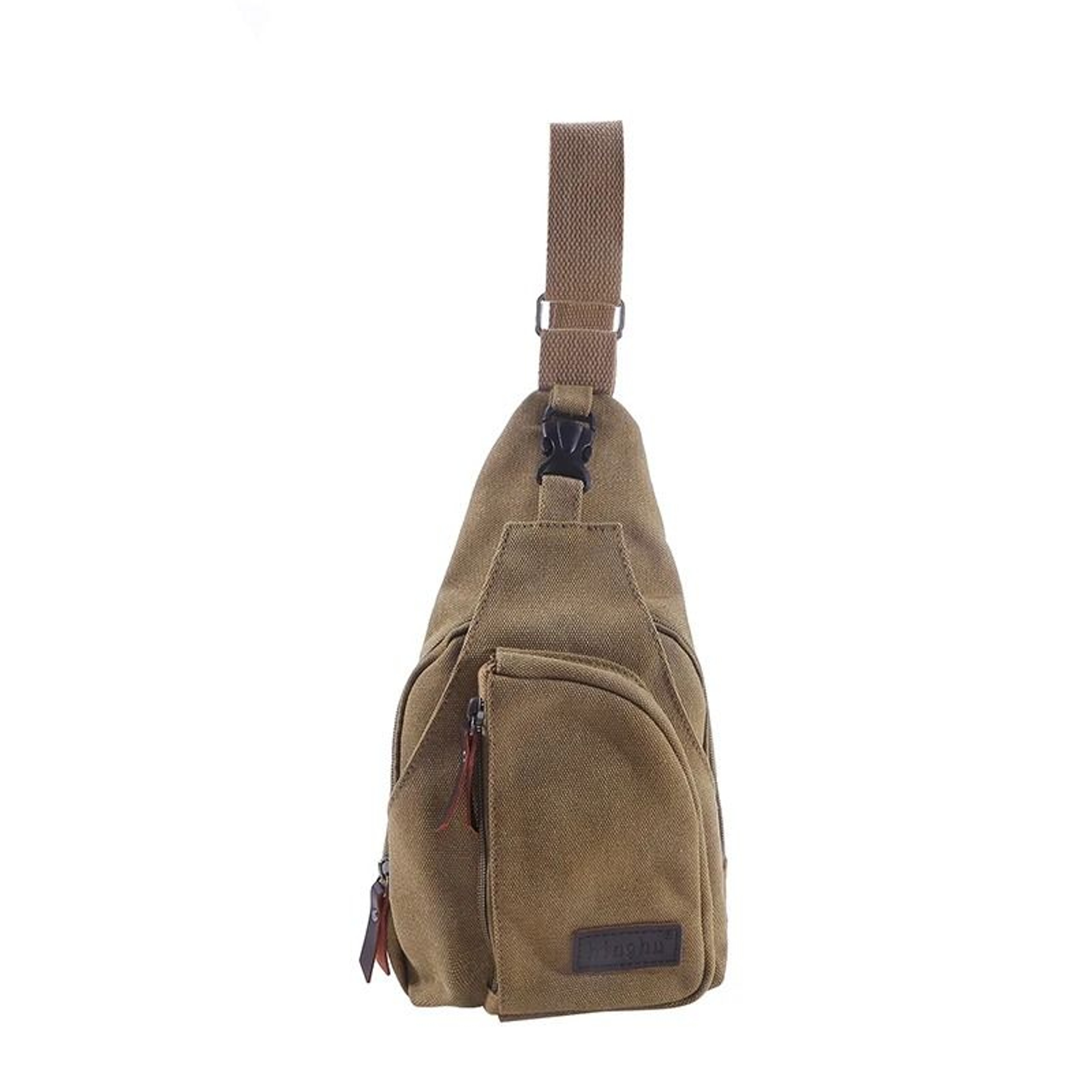 Vintage Canvas Satchel Shoulder Sling Chest Pack 1