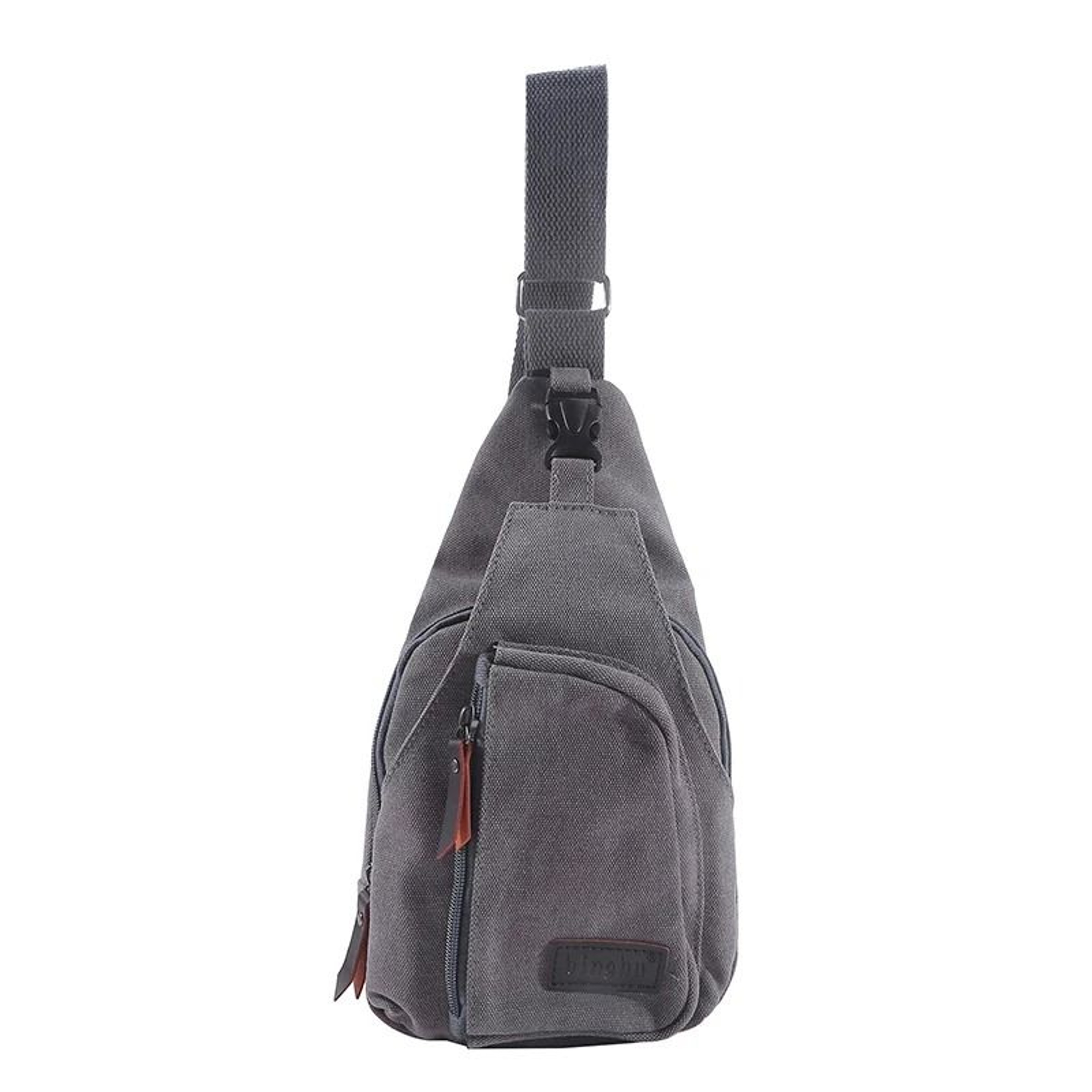 Vintage Canvas Satchel Shoulder Sling Chest Pack 6