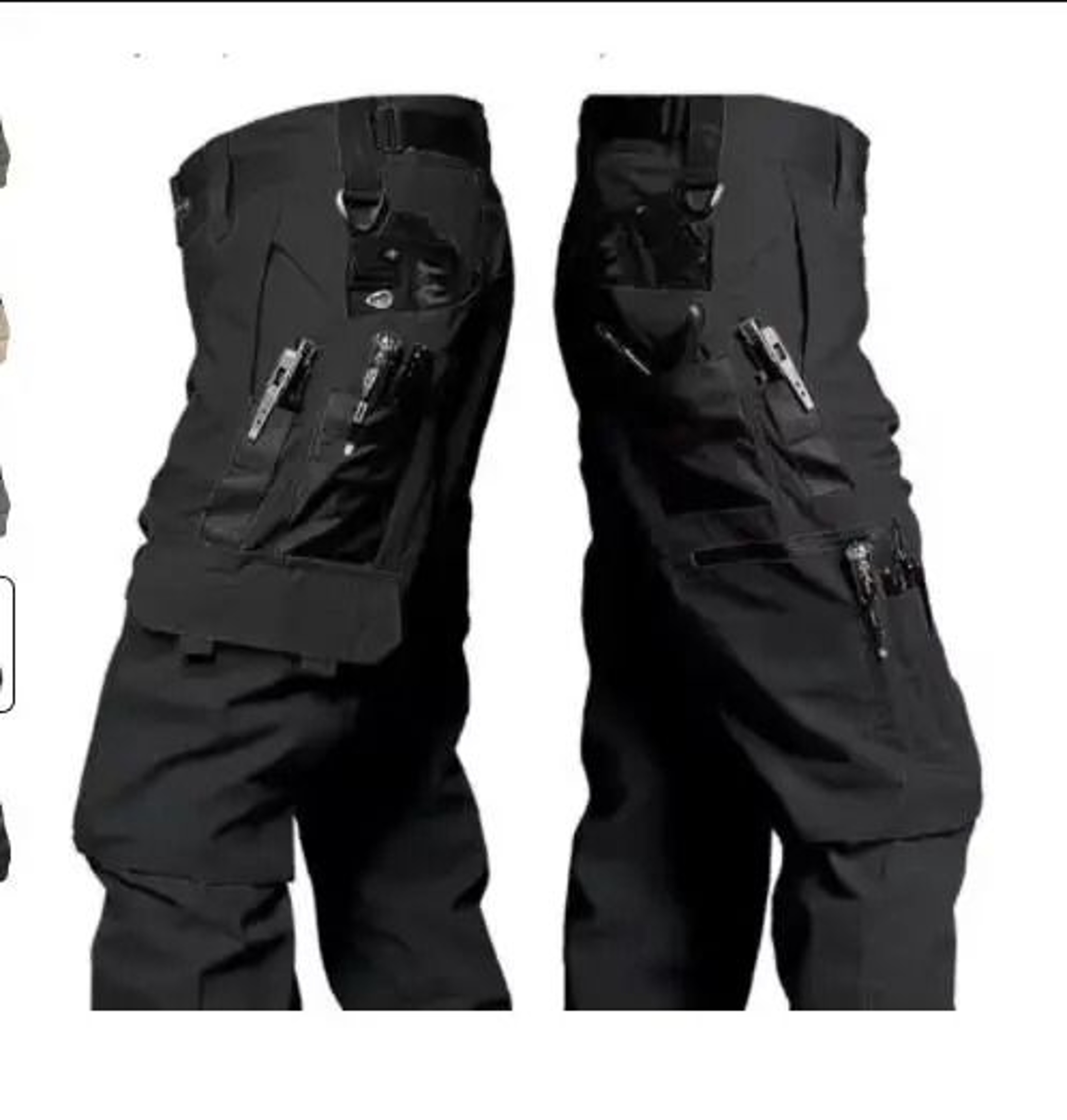 Mens Tactical Waterproof Cargo Pants Outdoor Multi Pocket Combat Trousers 16