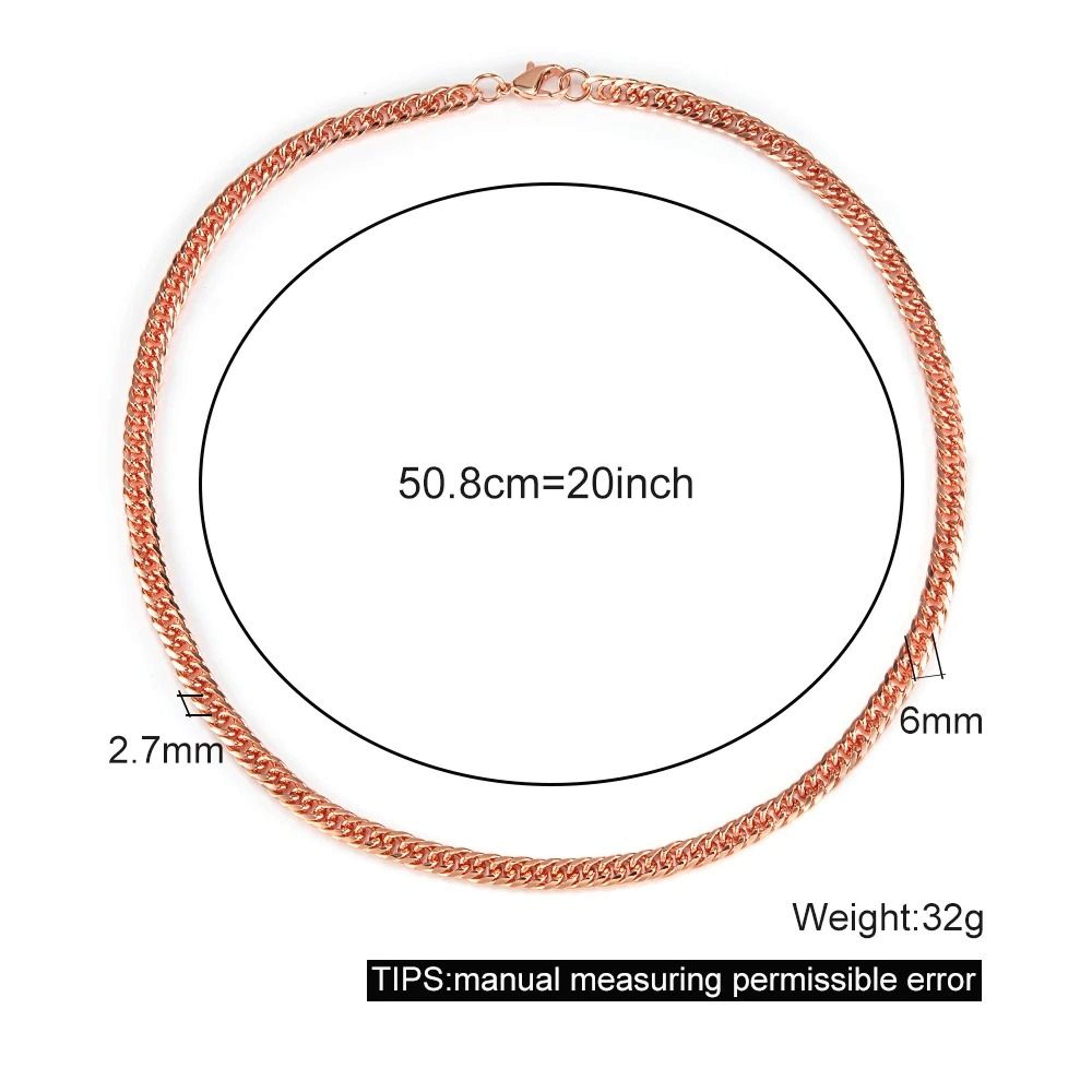 Pure Copper Adjustable Chain Bracelet 10