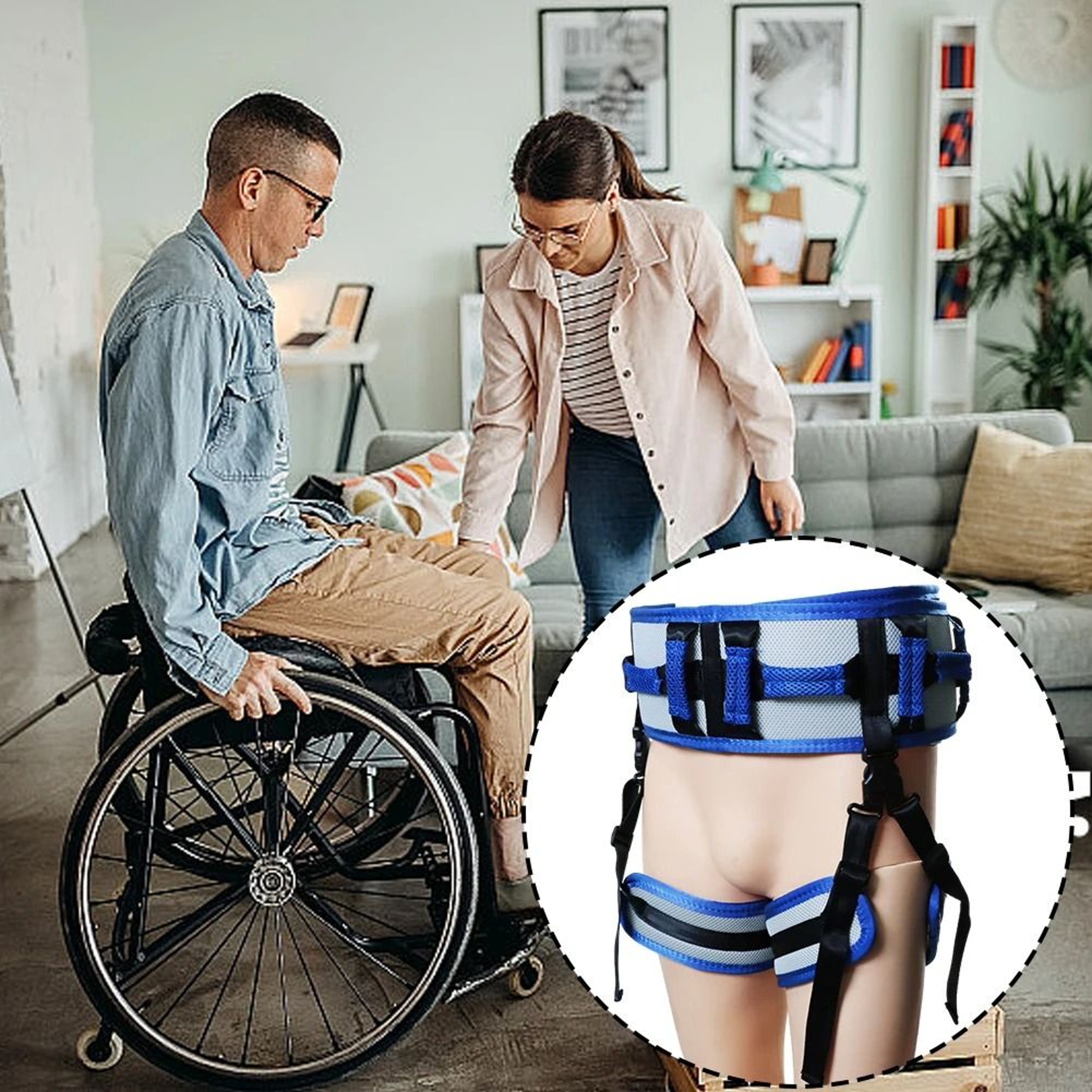 Adjustable Rehabilitation Transfer Belt 4