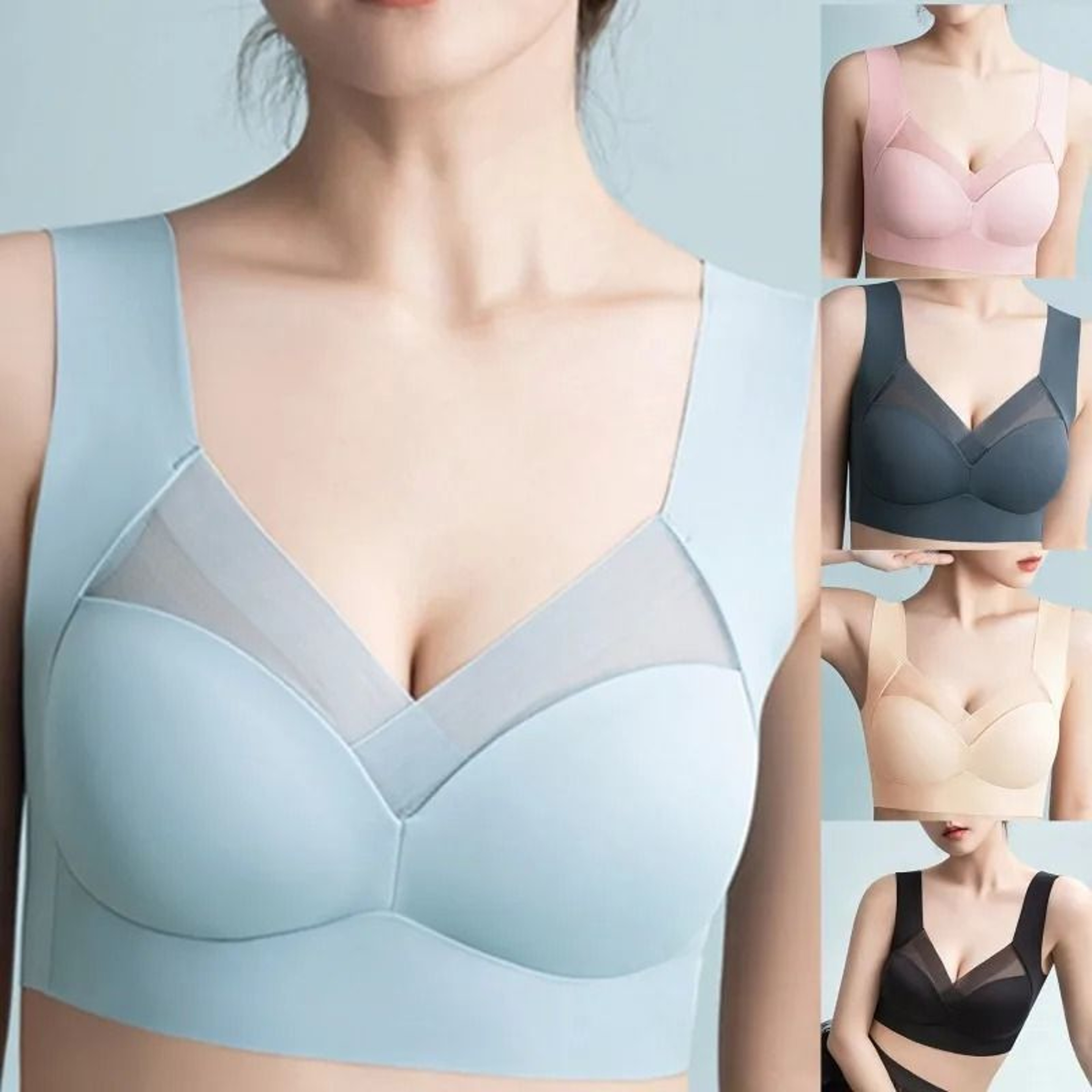 Seamless Wireless Padded Bra 0