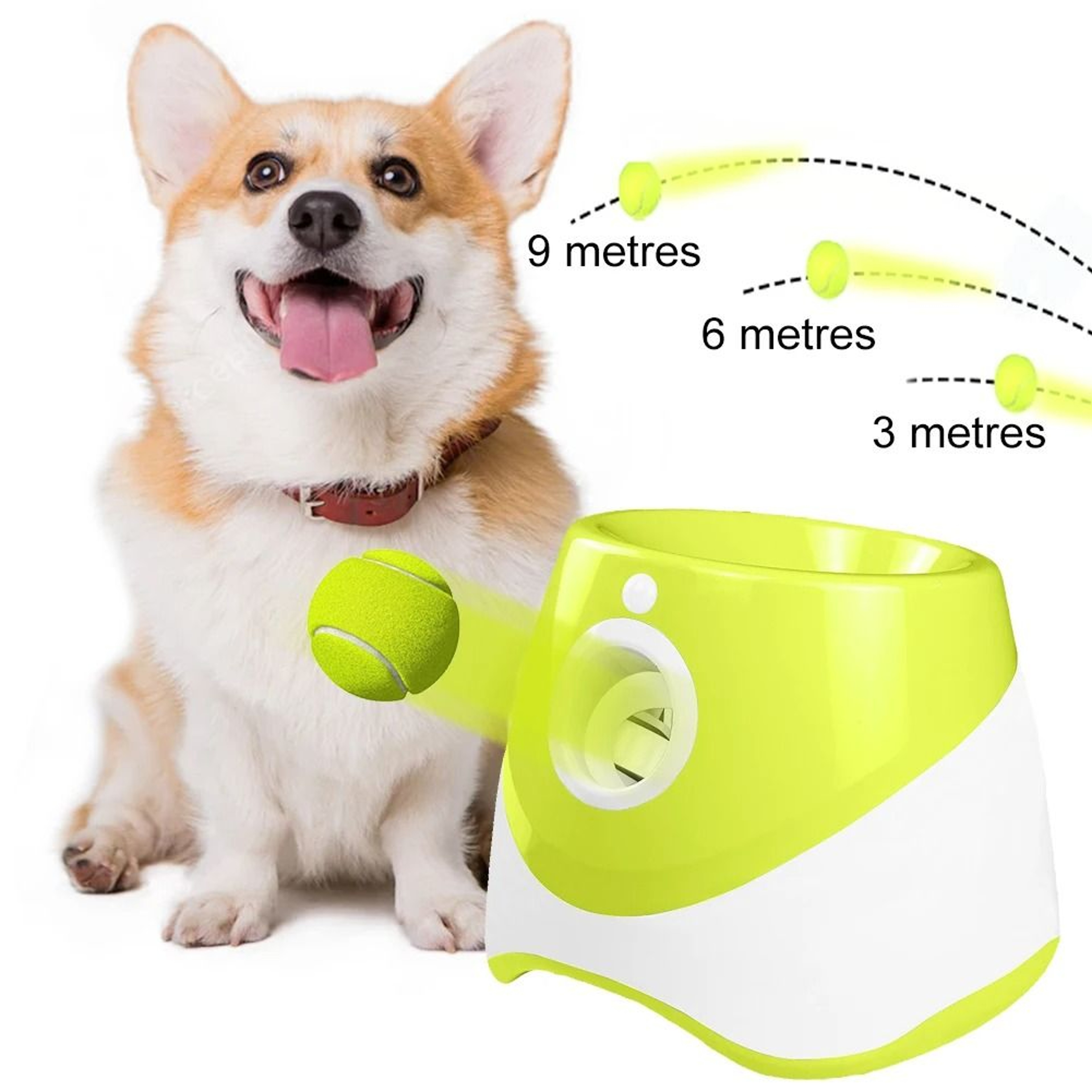Automatic Dog Tennis Ball Launcher Rechargable 0
