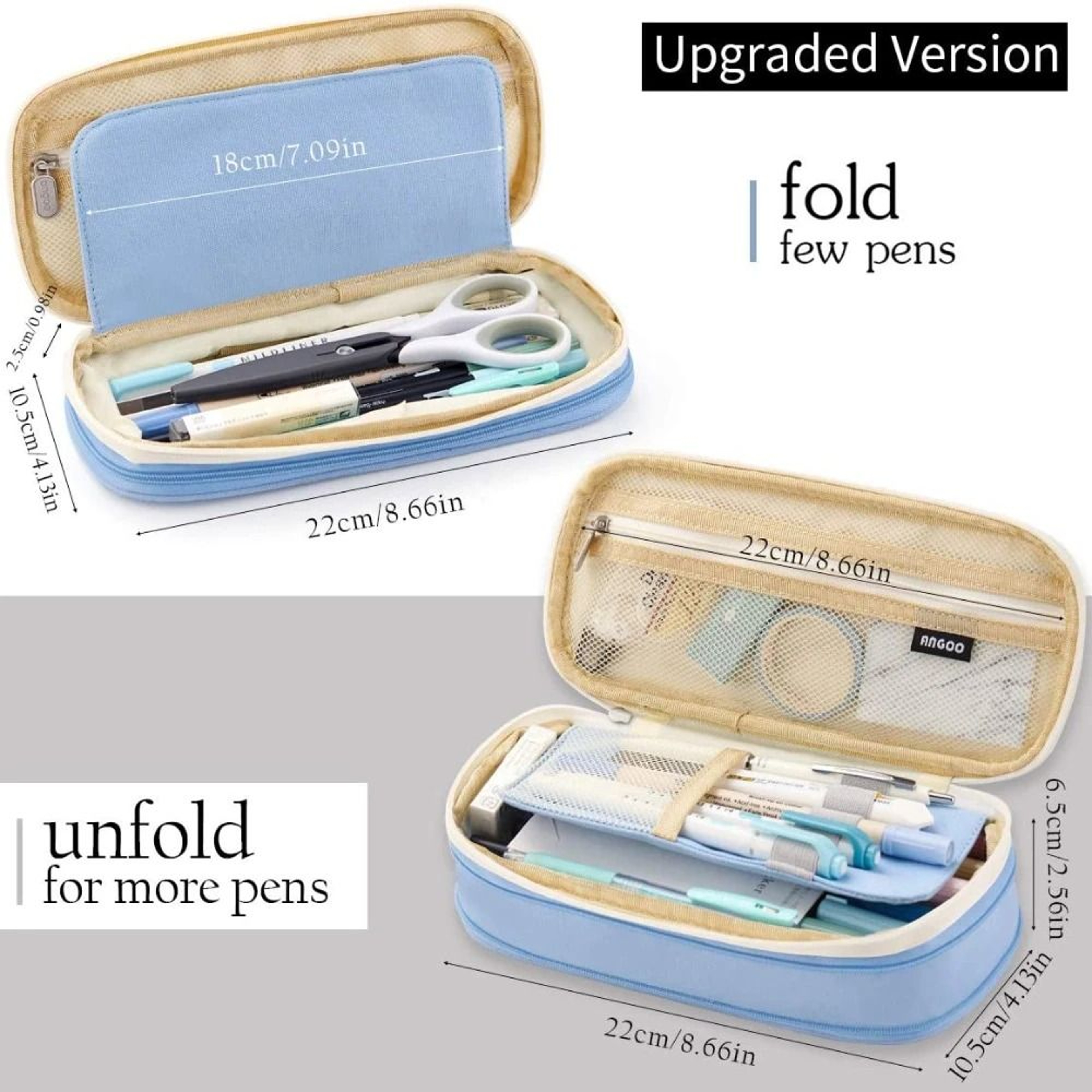 Cute Large Capacity Pencil Case Organizer 2