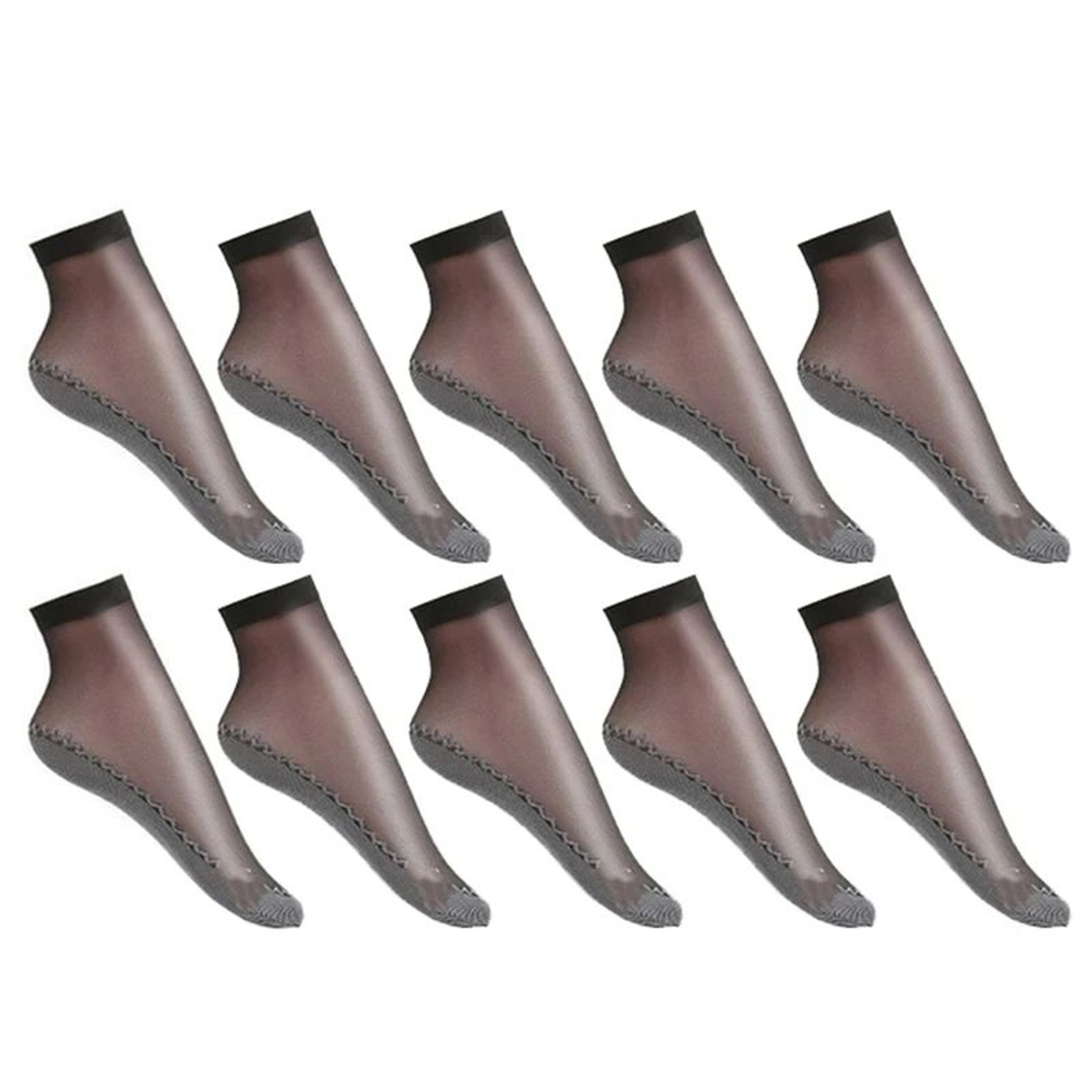 Women Ultrathin Breathable Invisible Socks Pack 12