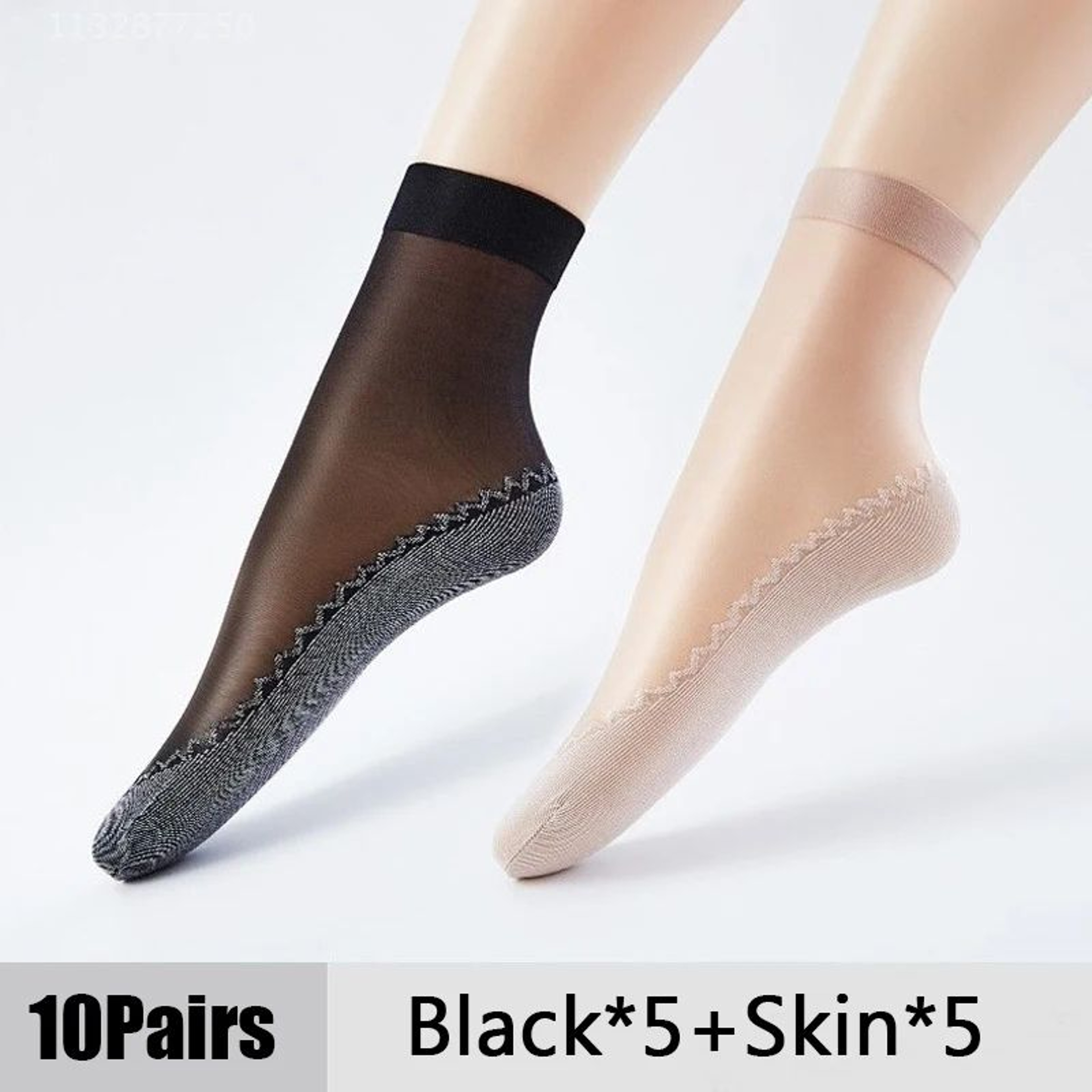 Women Ultrathin Breathable Invisible Socks Pack 11